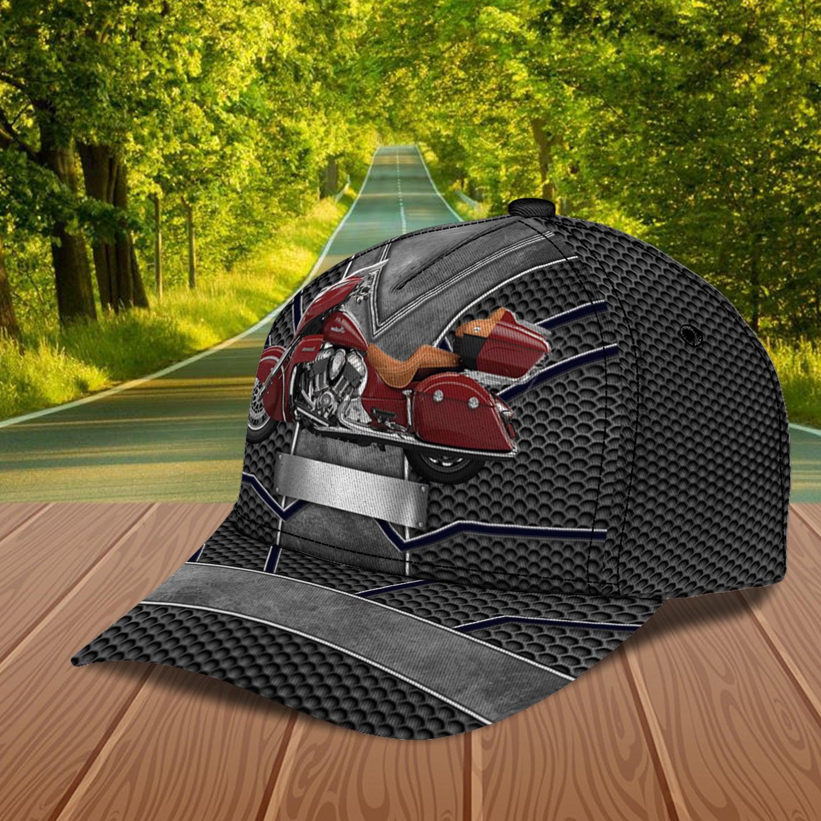 Motorcycle Personalized Classic Cap, Personalized Gift for Motorcycle Lovers, Motorcycle Riders Trucker Hats Custom Hats Gifts For Men & Women
