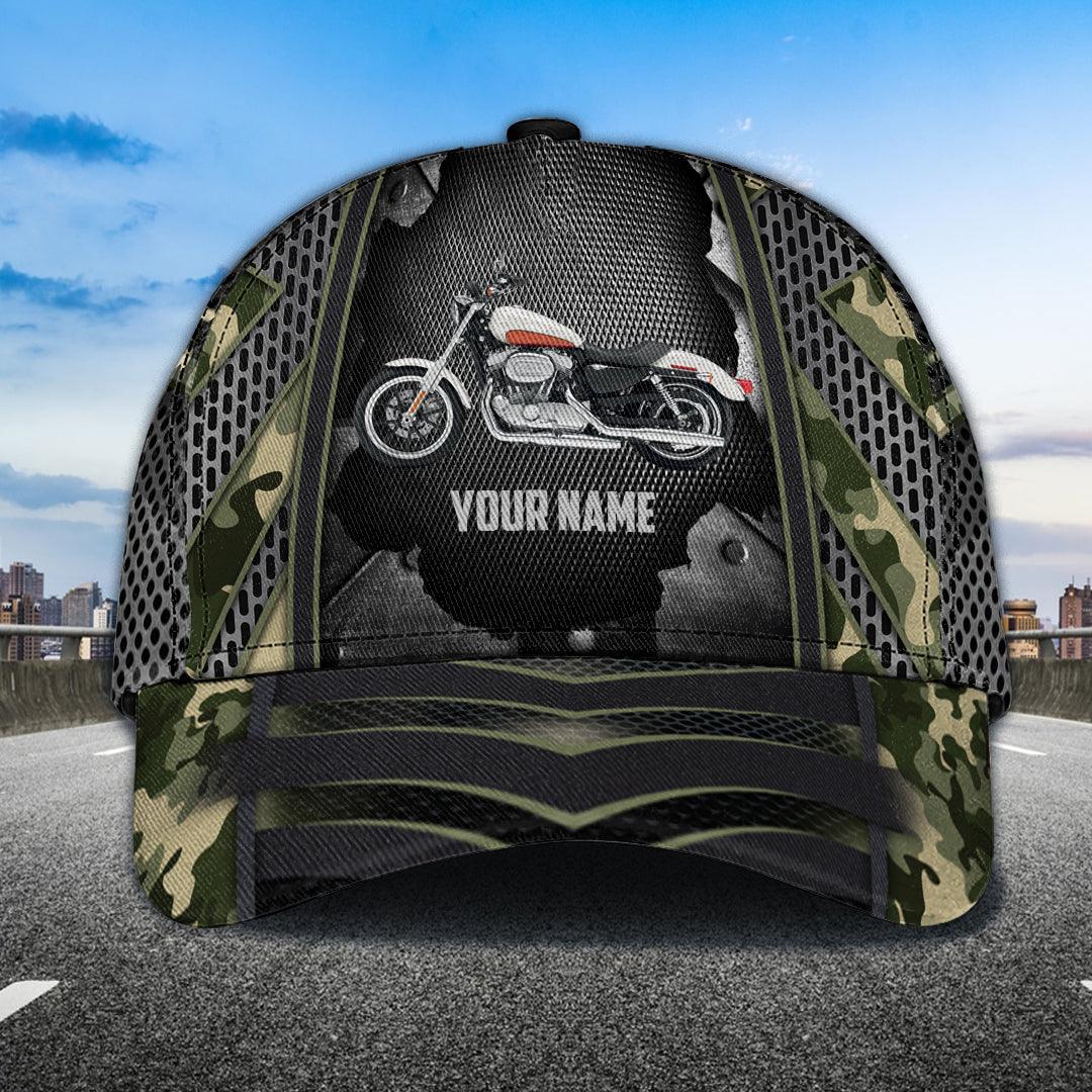 Motorcycle Personalized Classic Cap, Personalized Gift for Motorcycle Lovers, Motorcycle Riders Trucker Hats Custom Hats Gifts For Men & Women