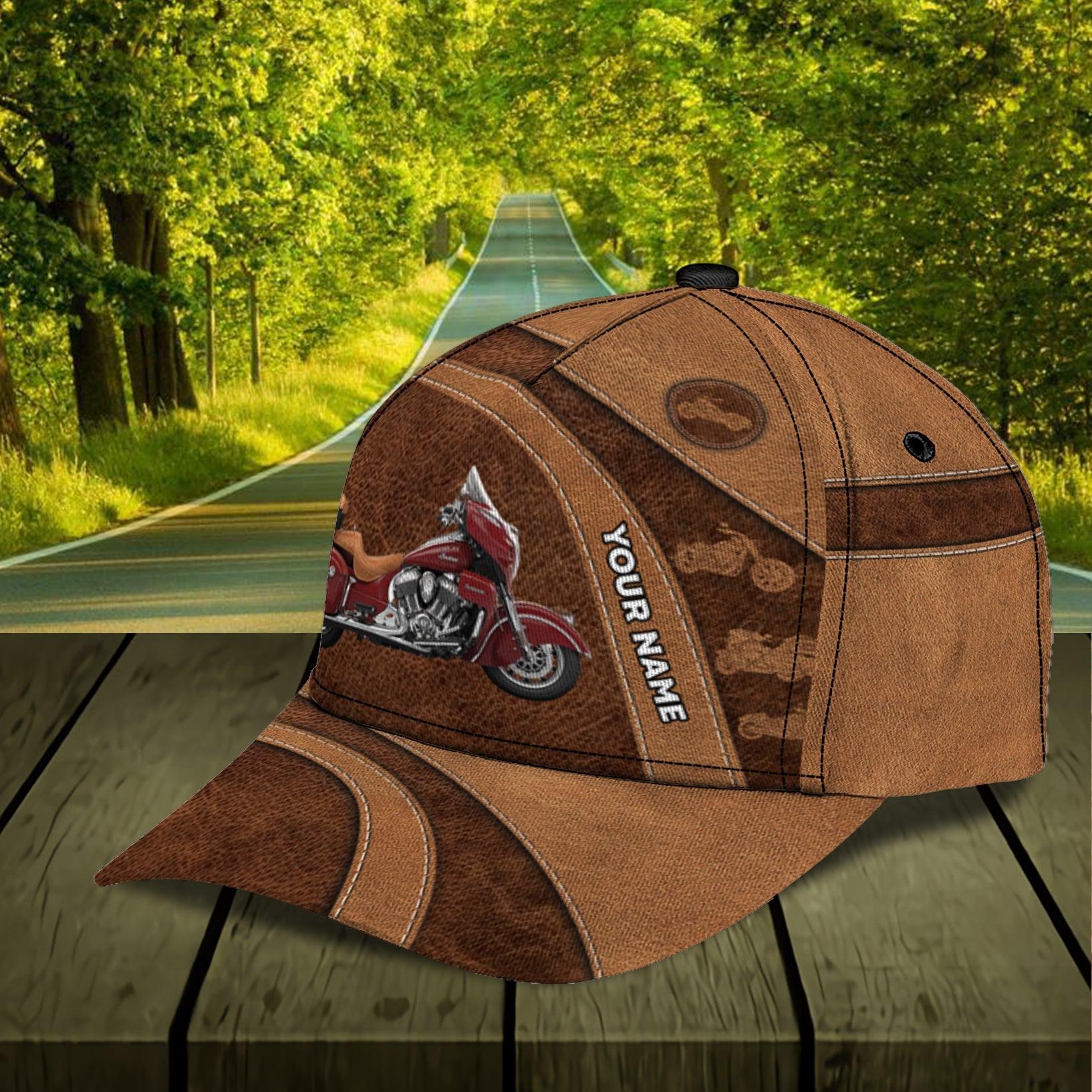Motorcycle Personalized Classic Cap, Personalized Gift for Motorcycle Lovers, Motorcycle Riders Trucker Hats Custom Hats Gifts For Men & Women