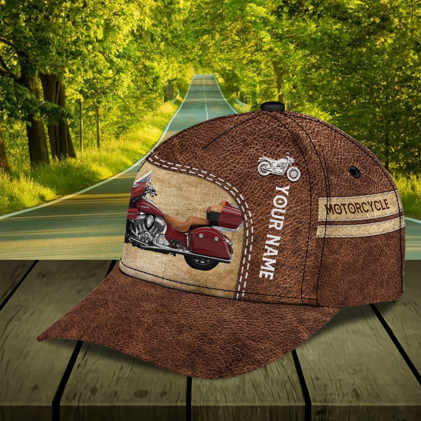 Motorcycle Personalized Classic Cap, Personalized Gift for Motorcycle Lovers, Motorcycle Riders Trucker Hats Custom Hats Gifts For Men & Women