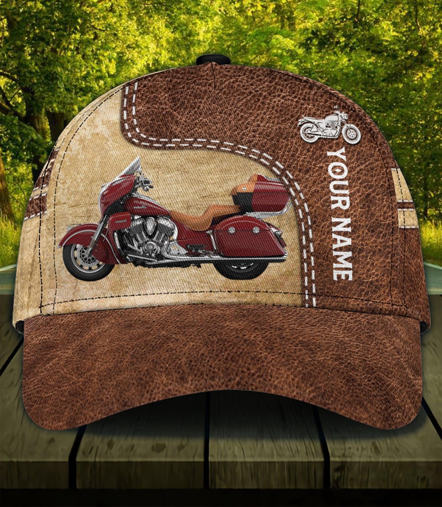 Motorcycle Personalized Classic Cap, Personalized Gift for Motorcycle Lovers, Motorcycle Riders Trucker Hats Custom Hats Gifts For Men & Women