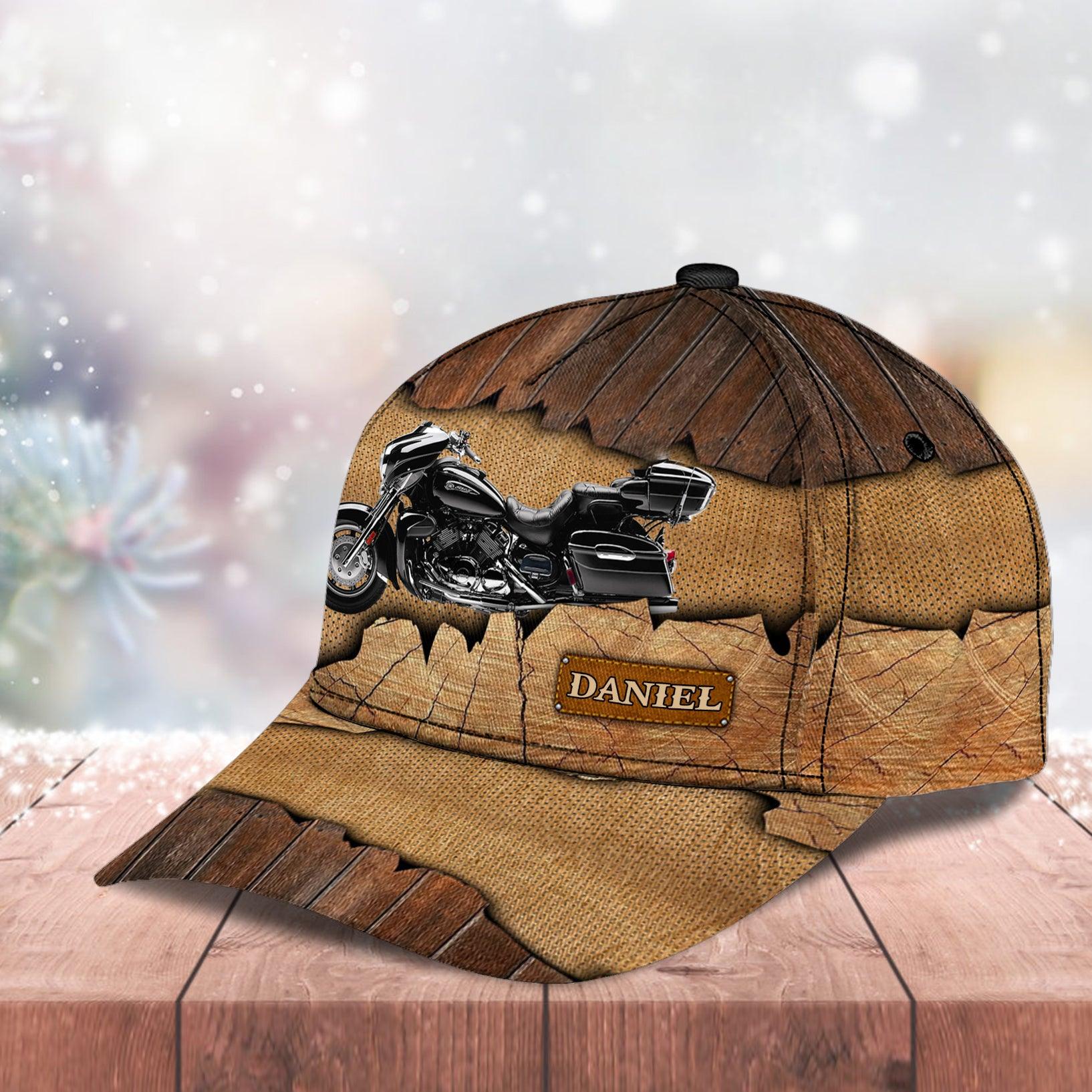 Motorcycle Personalized Classic Cap, Personalized Gift for Motorcycle Lovers, Motorcycle Riders Trucker Hats Custom Hats Gifts For Men & Women