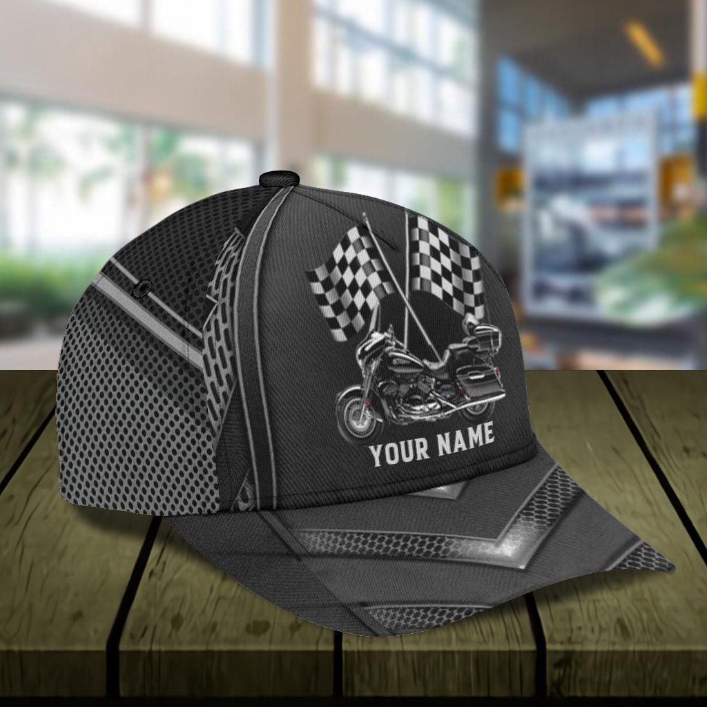 Motorcycle Personalized Classic Cap, Personalized Gift for Motorcycle Lovers, Motorcycle Riders Trucker Hats Custom Hats Gifts For Men & Women