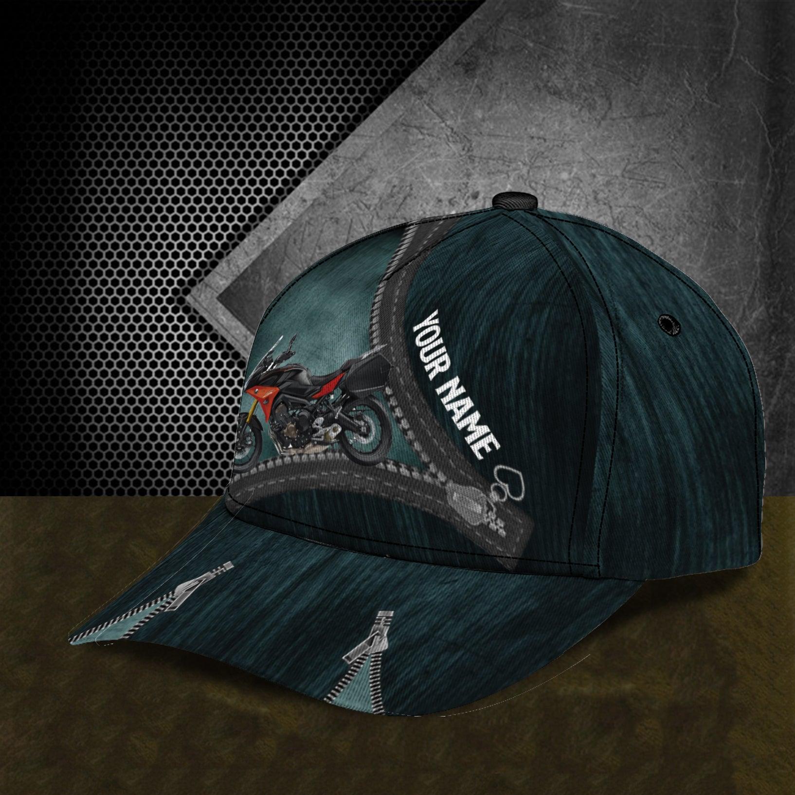 Motorcycle Personalized Classic Cap, Personalized Gift for Motorcycle Lovers, Motorcycle Riders Trucker Hats Custom Hats Gifts For Men & Women