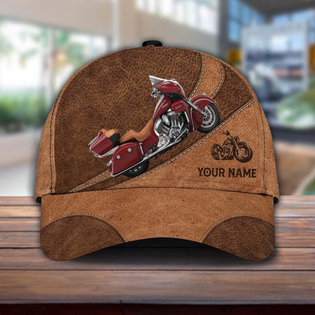 Motorcycle Personalized Classic Cap, Personalized Gift for Motorcycle Lovers, Motorcycle Riders Trucker Hats Custom Hats Gifts For Men & Women