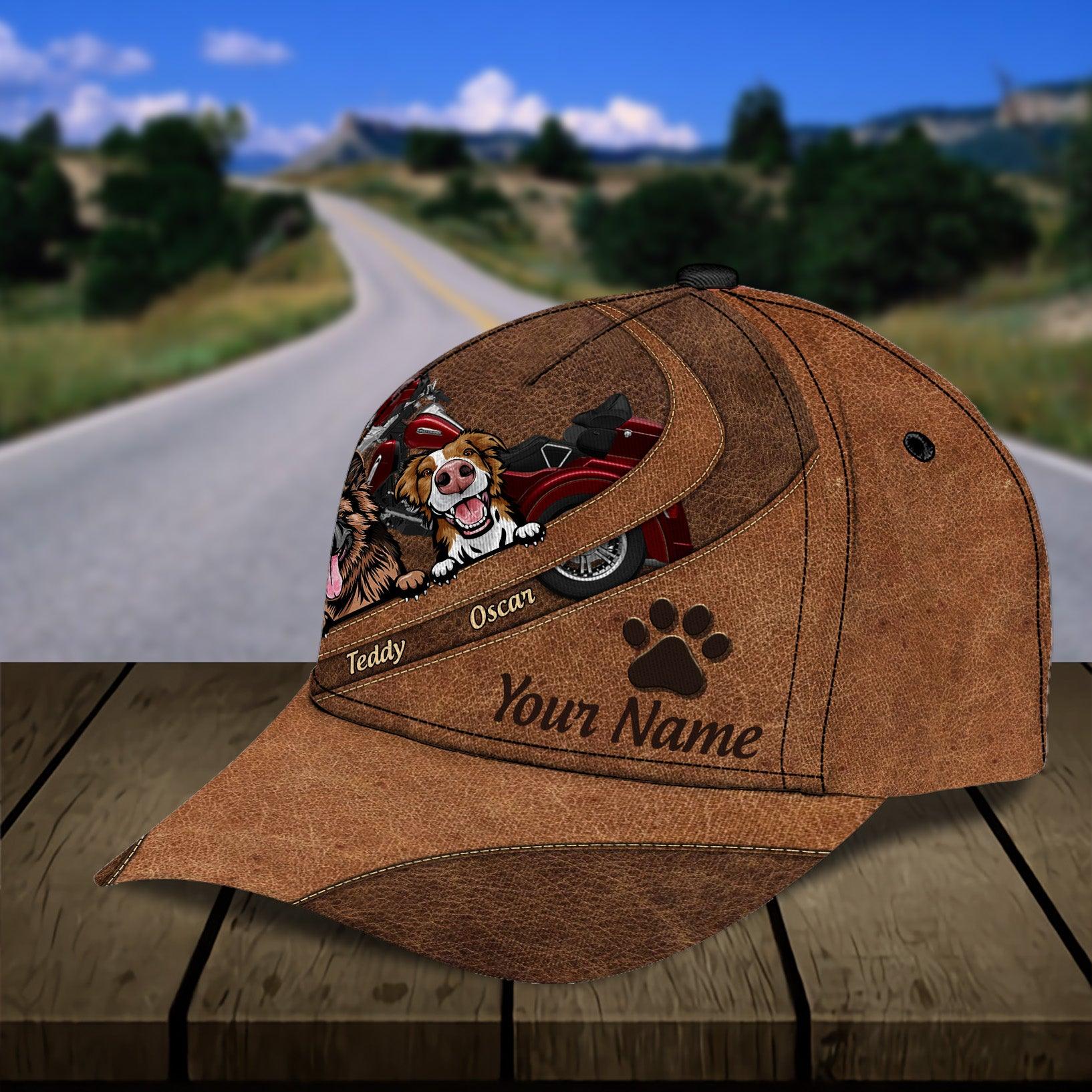 Motorcycle Personalized Classic Cap, Personalized Gift for Motorcycle Lovers, Motorcycle Riders Trucker Hats Custom Hats Gifts For Men & Women