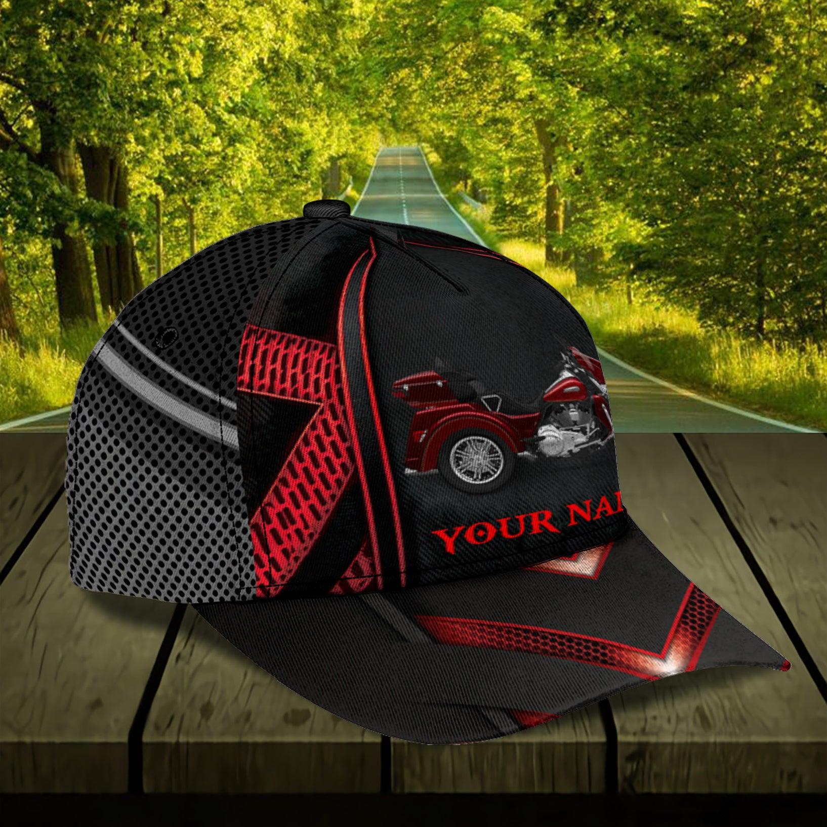 Motorcycle Personalized Classic Cap, Personalized Gift for Motorcycle Lovers, Motorcycle Riders Trucker Hats Custom Hats Gifts For Men & Women