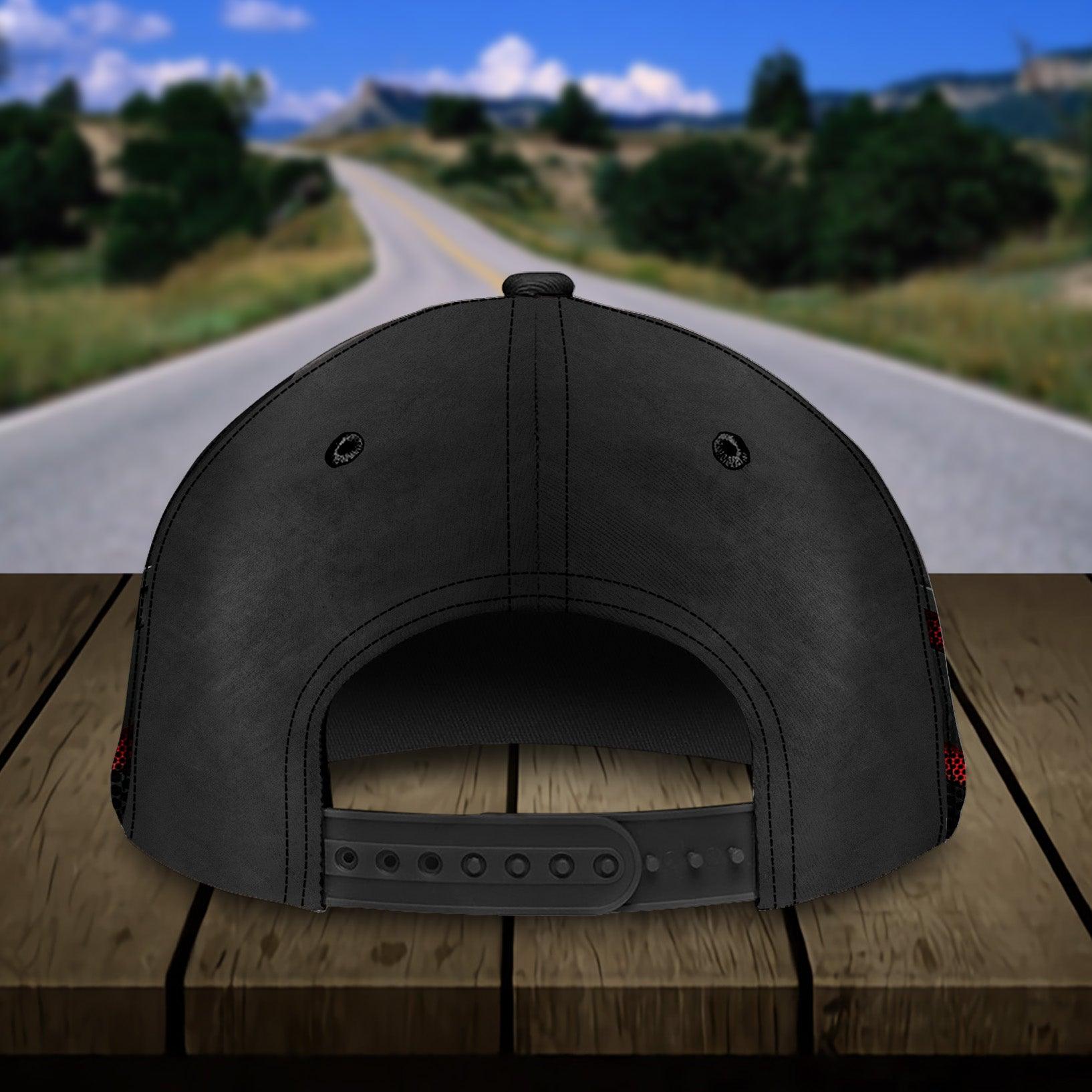 Motorcycle Personalized Classic Cap, Personalized Gift for Motorcycle Lovers, Motorcycle Riders Trucker Hats Custom Hats Gifts For Men & Women