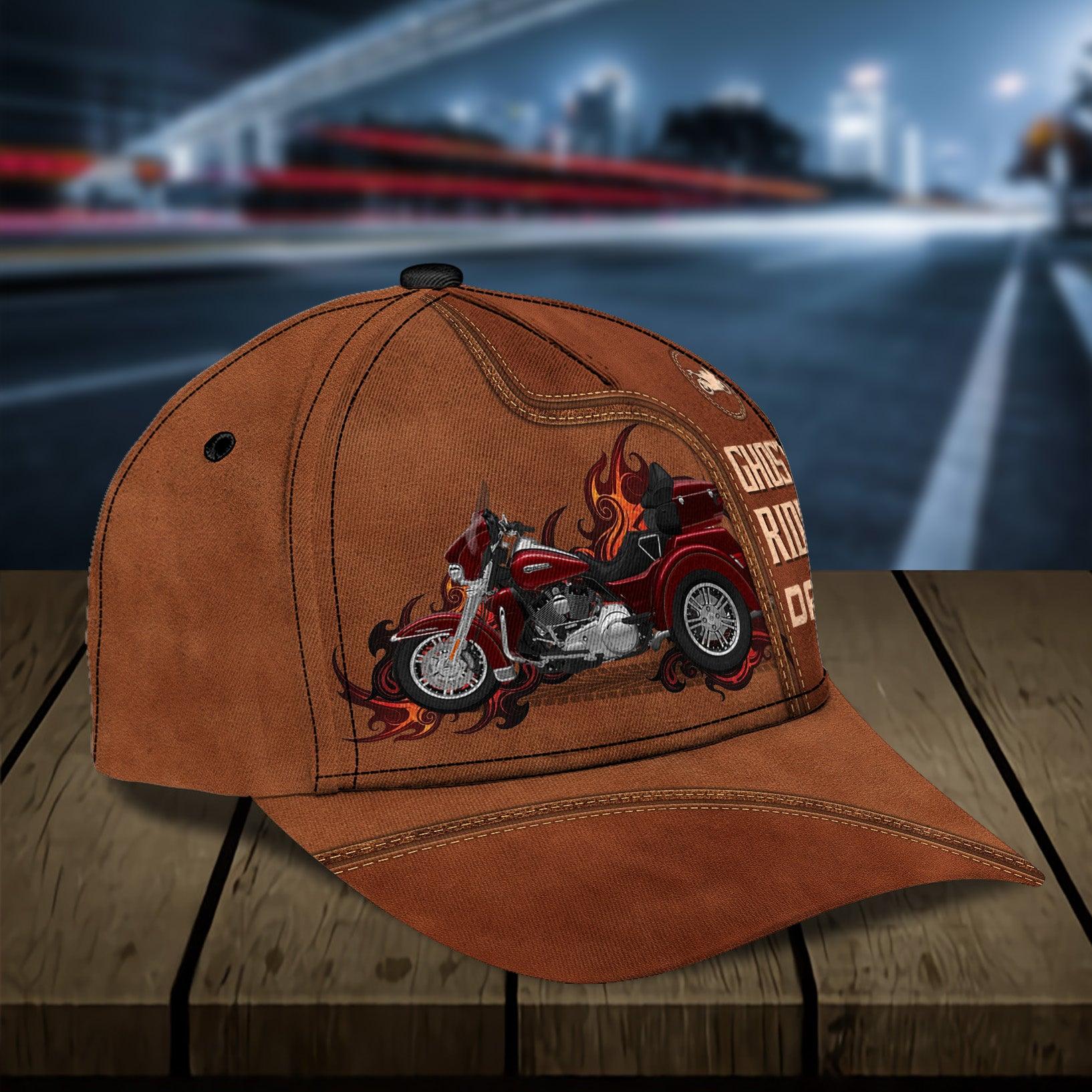 Motorcycle Personalized Classic Cap, Personalized Gift for Motorcycle Lovers, Motorcycle Riders Trucker Hats Custom Hats Gifts For Men & Women