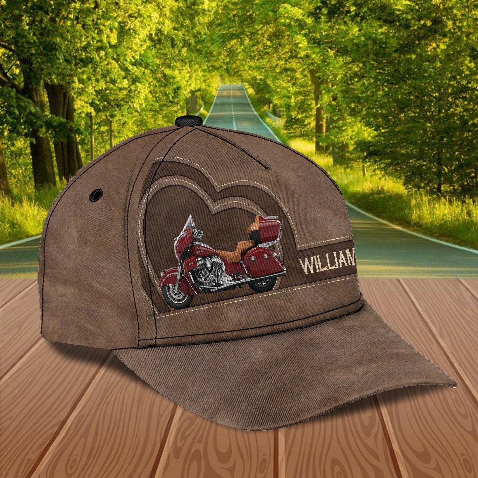 Motorcycle Personalized Classic Cap, Personalized Gift for Motorcycle Lovers, Motorcycle Riders Trucker Hats Custom Hats Gifts For Men & Women
