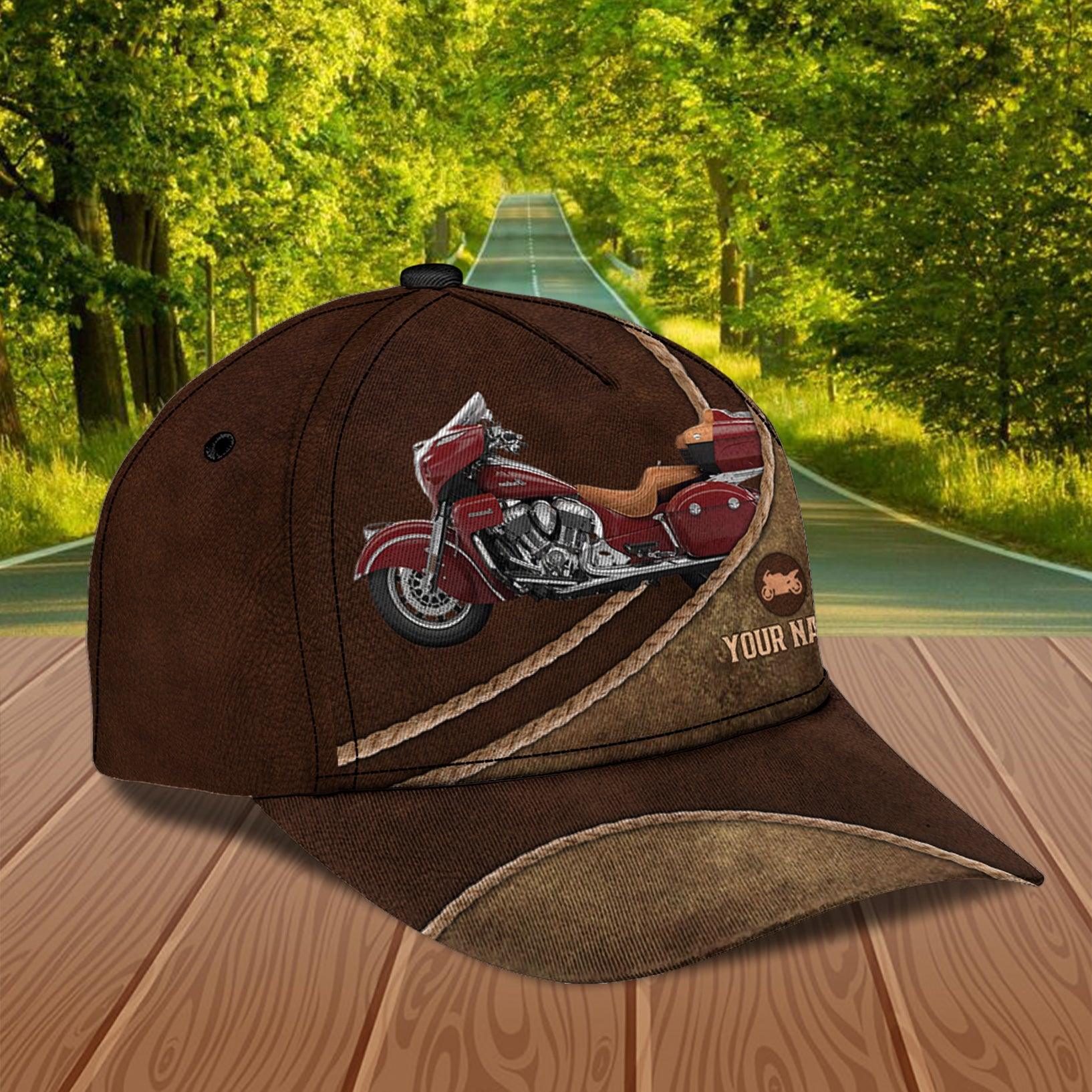 Motorcycle Personalized Classic Cap, Personalized Gift for Motorcycle Lovers, Motorcycle Riders Trucker Hats Custom Hats Gifts For Men & Women