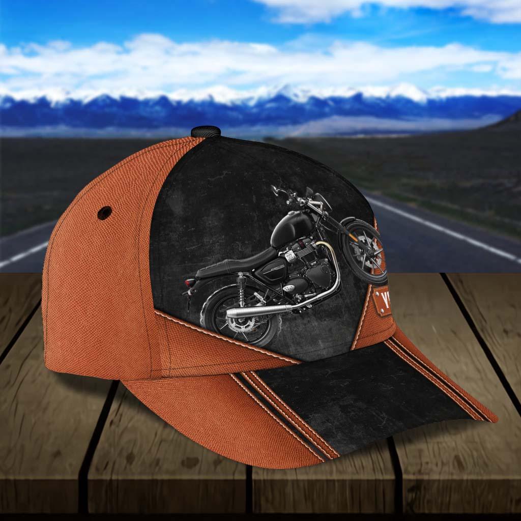 Motorcycle Personalized Classic Cap, Personalized Gift for Motorcycle Lovers, Motorcycle Riders Trucker Hats Custom Hats Gifts For Men & Women