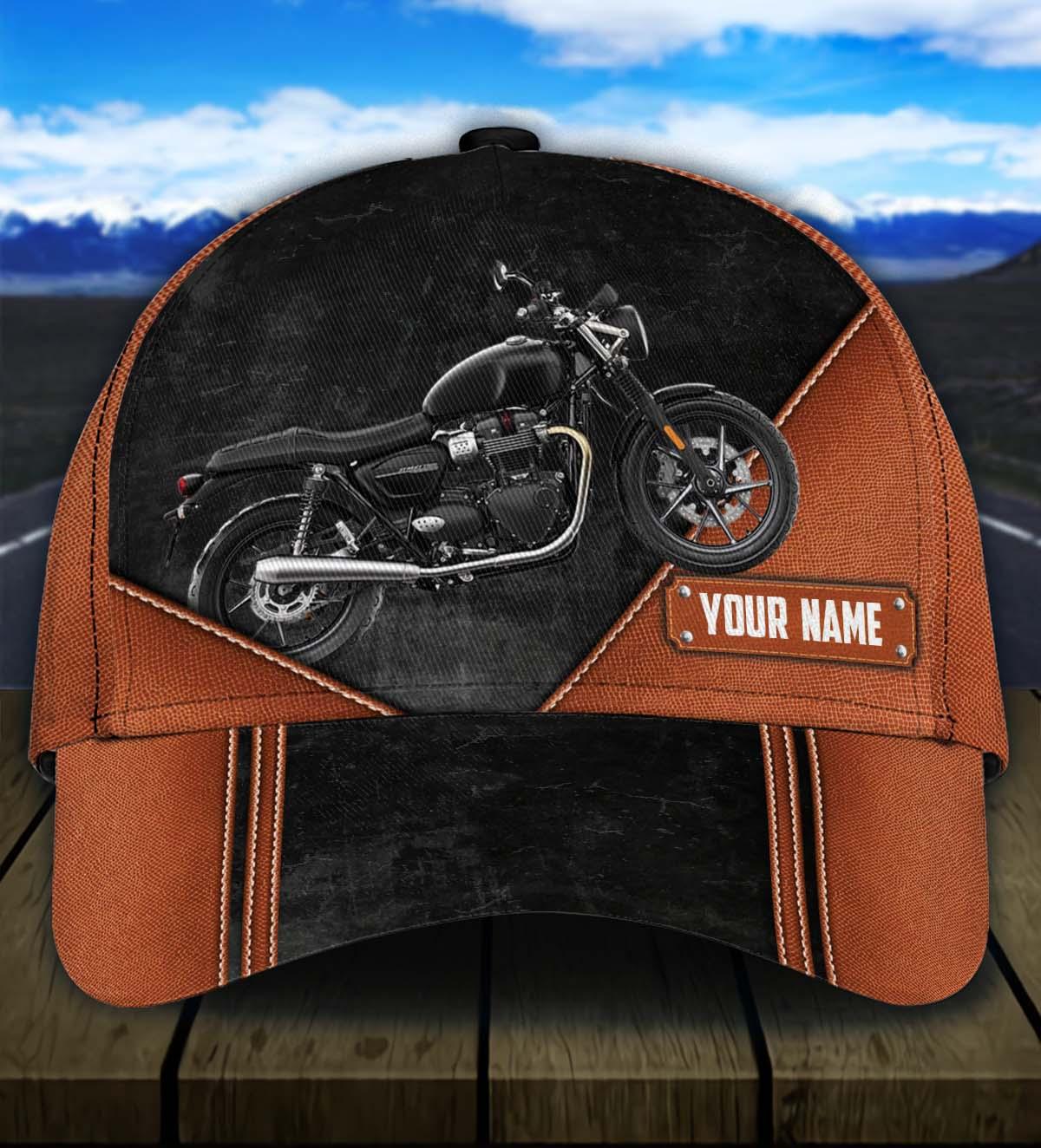 Motorcycle Personalized Classic Cap, Personalized Gift for Motorcycle Lovers, Motorcycle Riders Trucker Hats Custom Hats Gifts For Men & Women