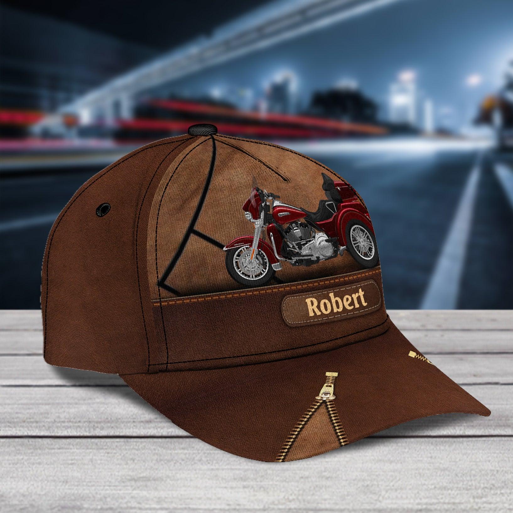 Motorcycle Personalized Classic Cap, Personalized Gift for Motorcycle Lovers, Motorcycle Riders Trucker Hats Custom Hats Gifts For Men & Women