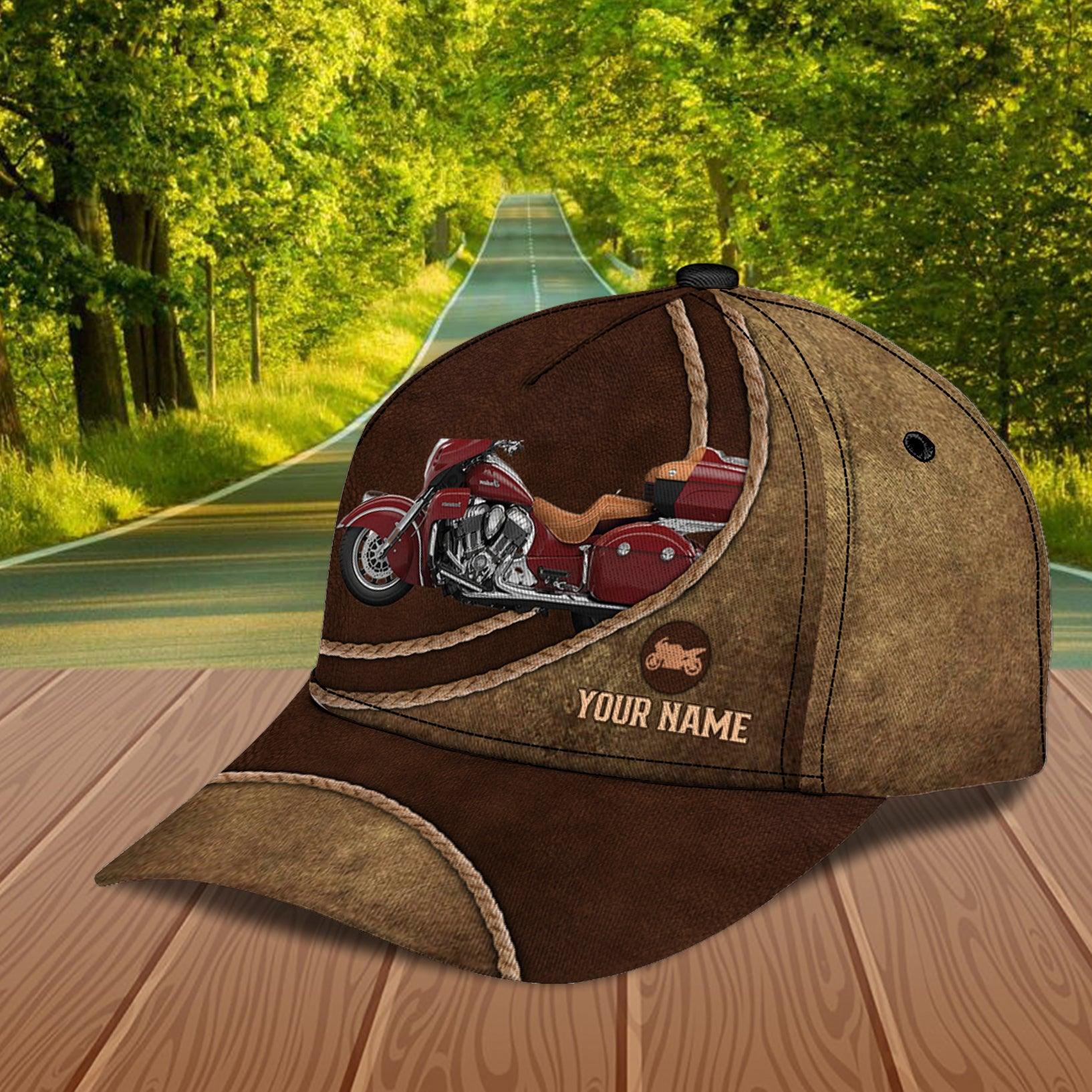 Motorcycle Personalized Classic Cap, Personalized Gift for Motorcycle Lovers, Motorcycle Riders Trucker Hats Custom Hats Gifts For Men & Women