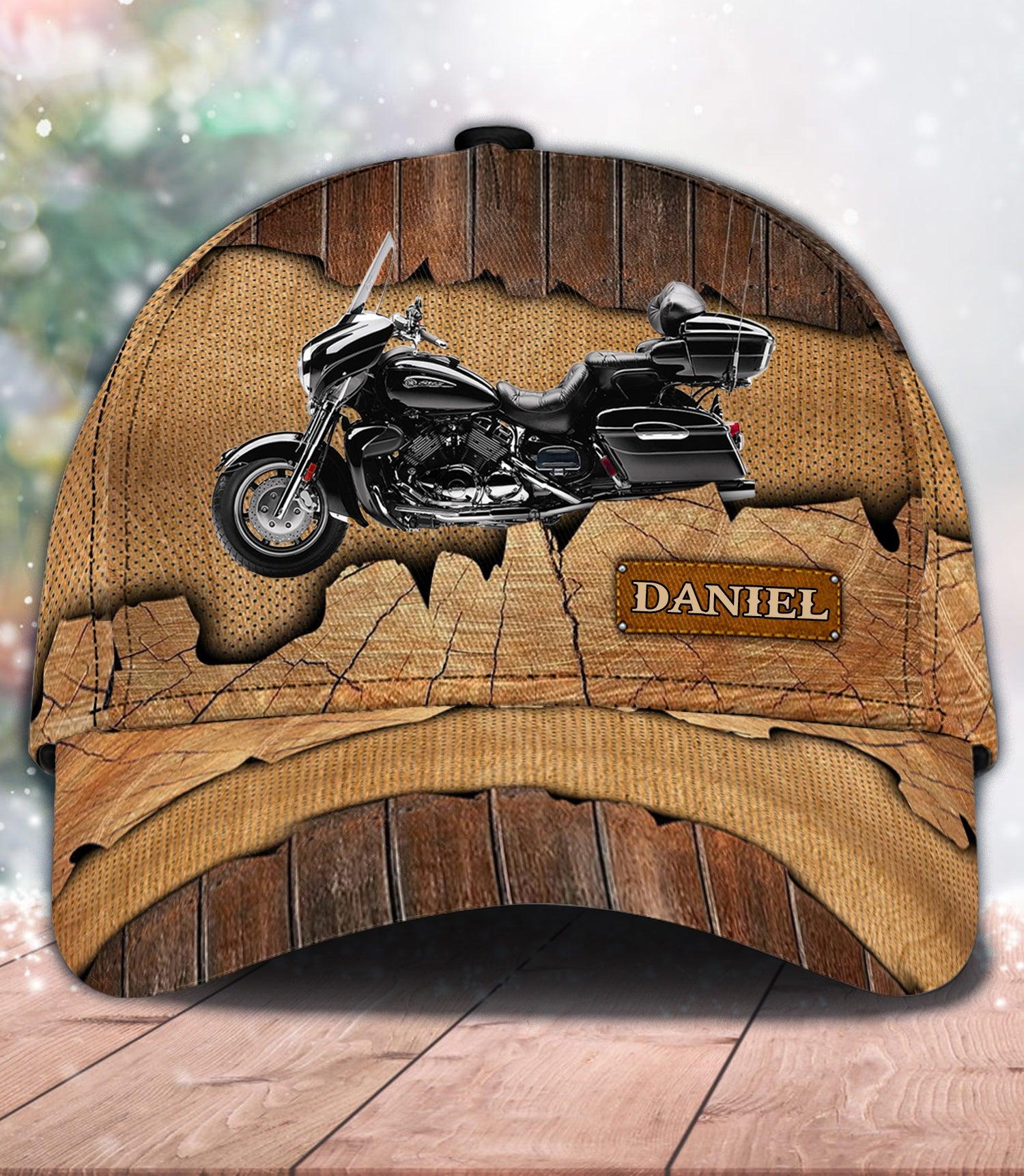 Motorcycle Personalized Classic Cap, Personalized Gift for Motorcycle Lovers, Motorcycle Riders Trucker Hats Custom Hats Gifts For Men & Women