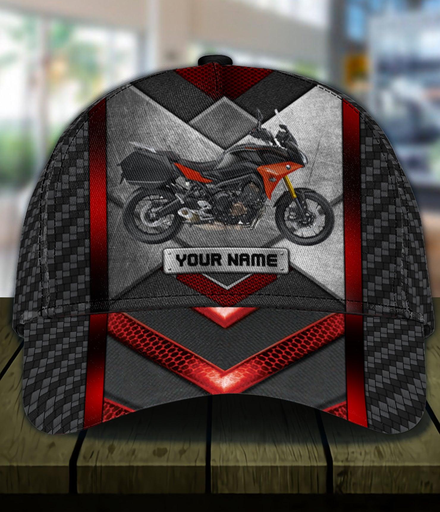 Motorcycle Personalized Classic Cap, Personalized Gift for Motorcycle Lovers, Motorcycle Riders Trucker Hats Custom Hats Gifts For Men & Women