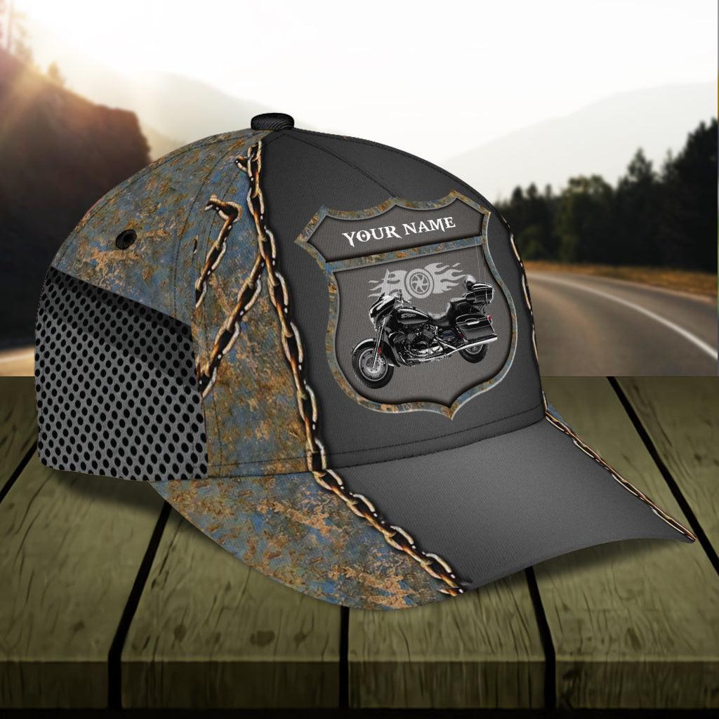 Motorcycle Personalized Classic Cap, Personalized Gift for Motorcycle Lovers, Motorcycle Riders Trucker Hats Custom Hats Gifts For Men & Women