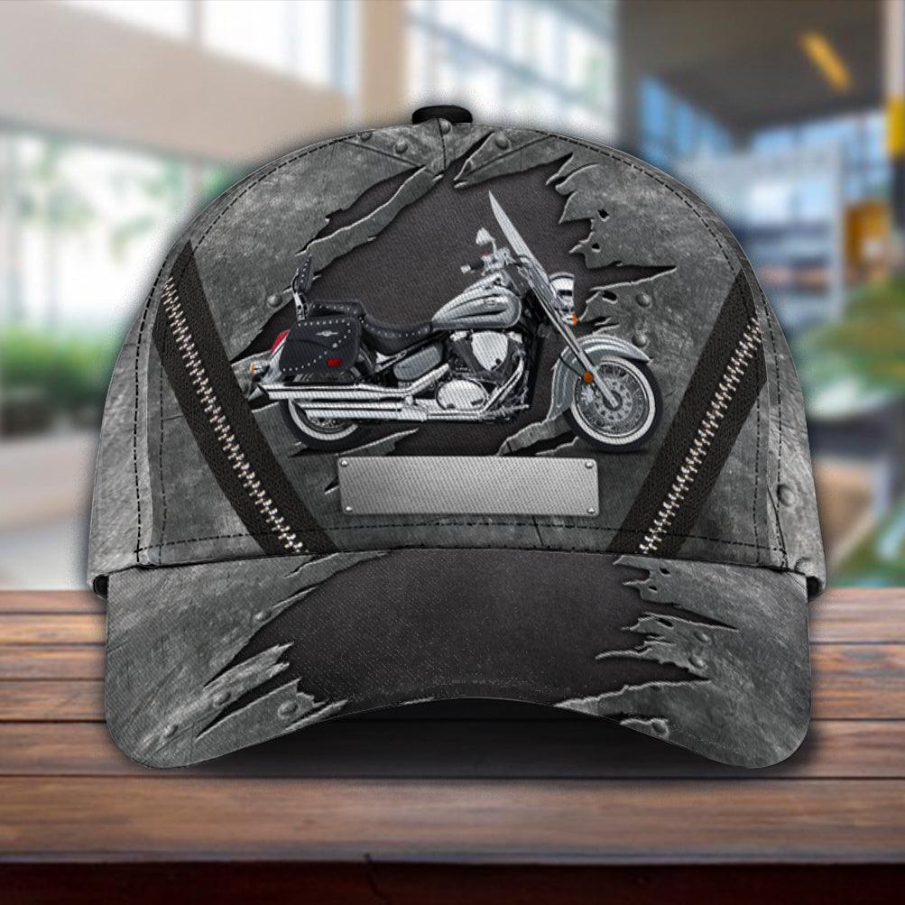 Motorcycle Personalized Classic Cap, Personalized Gift for Motorcycle Lovers, Motorcycle Riders Trucker Hats Custom Hats Gifts For Men & Women