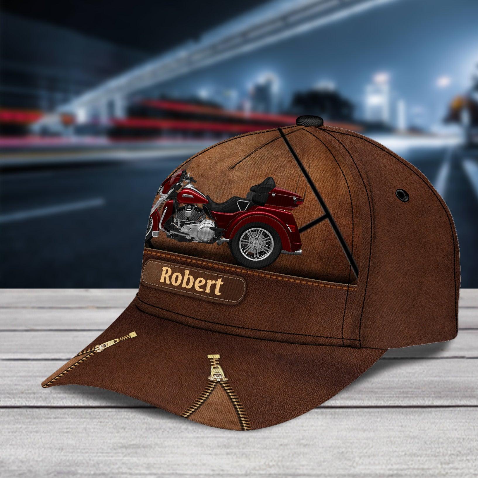 Motorcycle Personalized Classic Cap, Personalized Gift for Motorcycle Lovers, Motorcycle Riders Trucker Hats Custom Hats Gifts For Men & Women