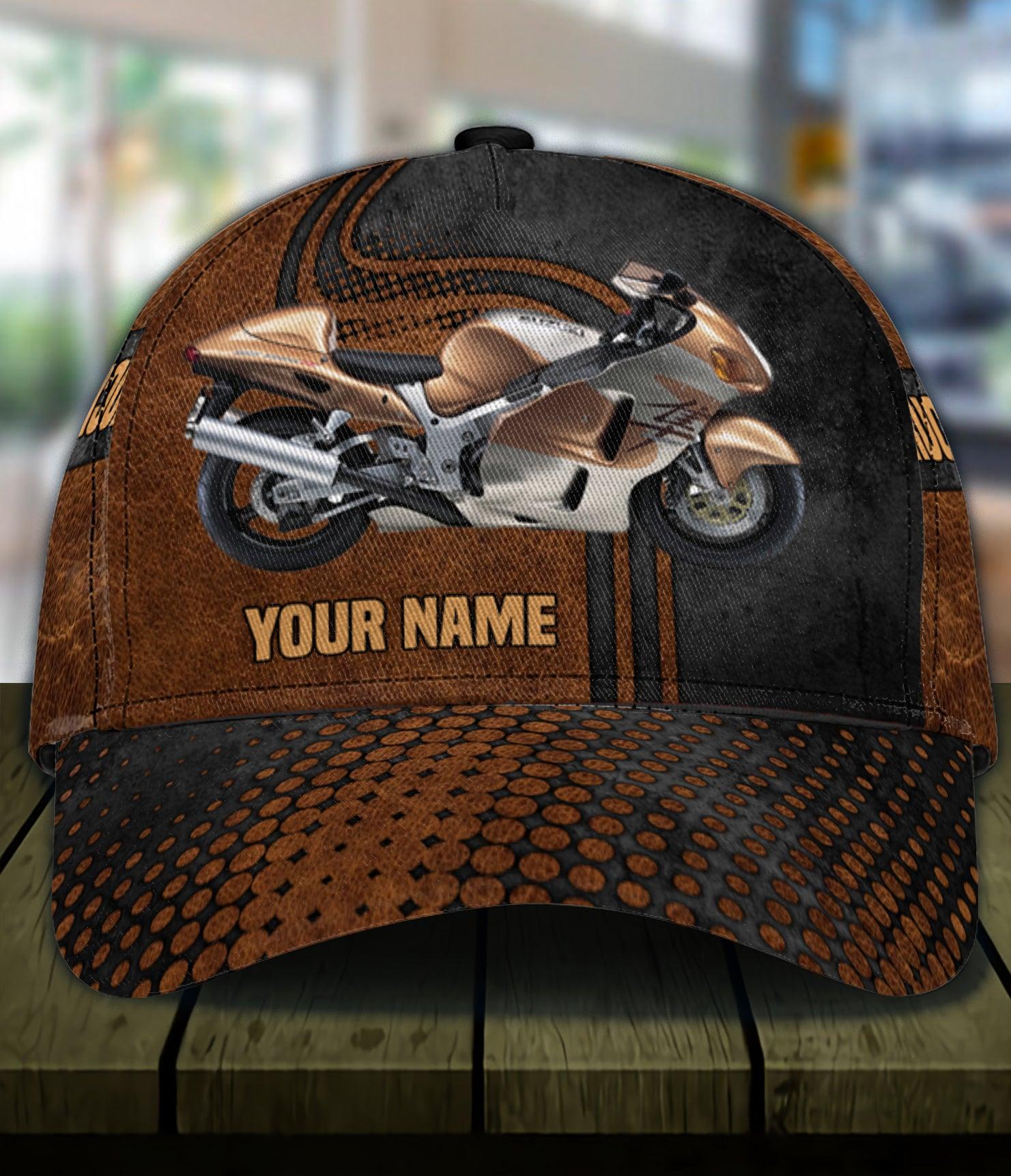 Motorcycle Personalized Classic Cap, Personalized Gift for Motorcycle Lovers, Motorcycle Riders Trucker Hats Custom Hats Gifts For Men & Women