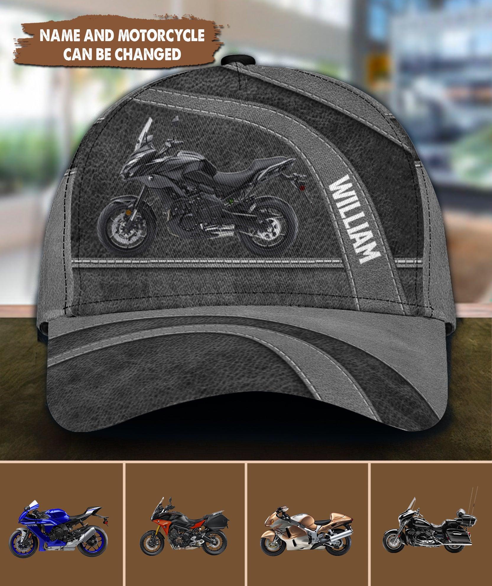 Motorcycle Personalized Classic Cap, Personalized Gift for Motorcycle Lovers, Motorcycle Riders Trucker Hats Custom Hats Gifts For Men & Women
