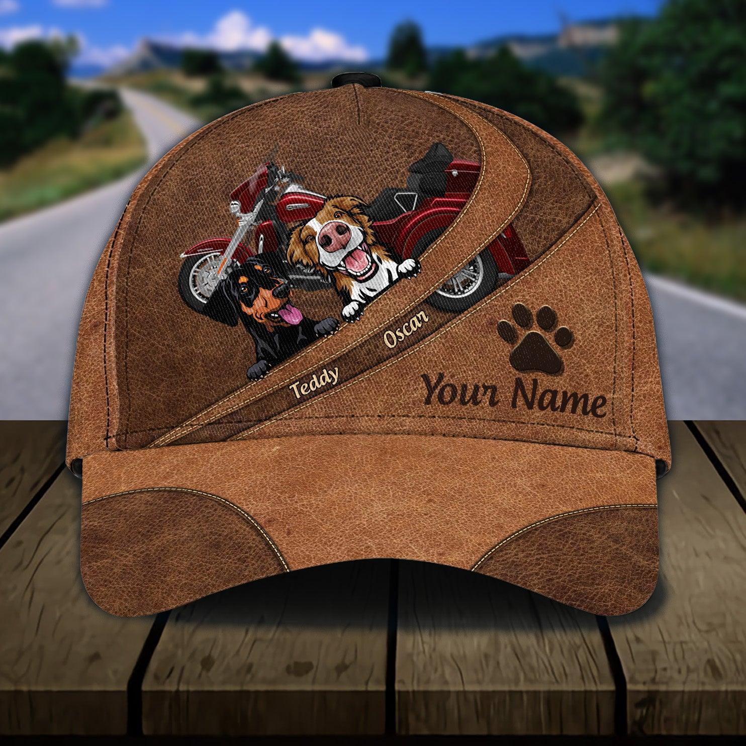 Motorcycle Personalized Classic Cap, Personalized Gift for Motorcycle Lovers, Motorcycle Riders Trucker Hats Custom Hats Gifts For Men & Women