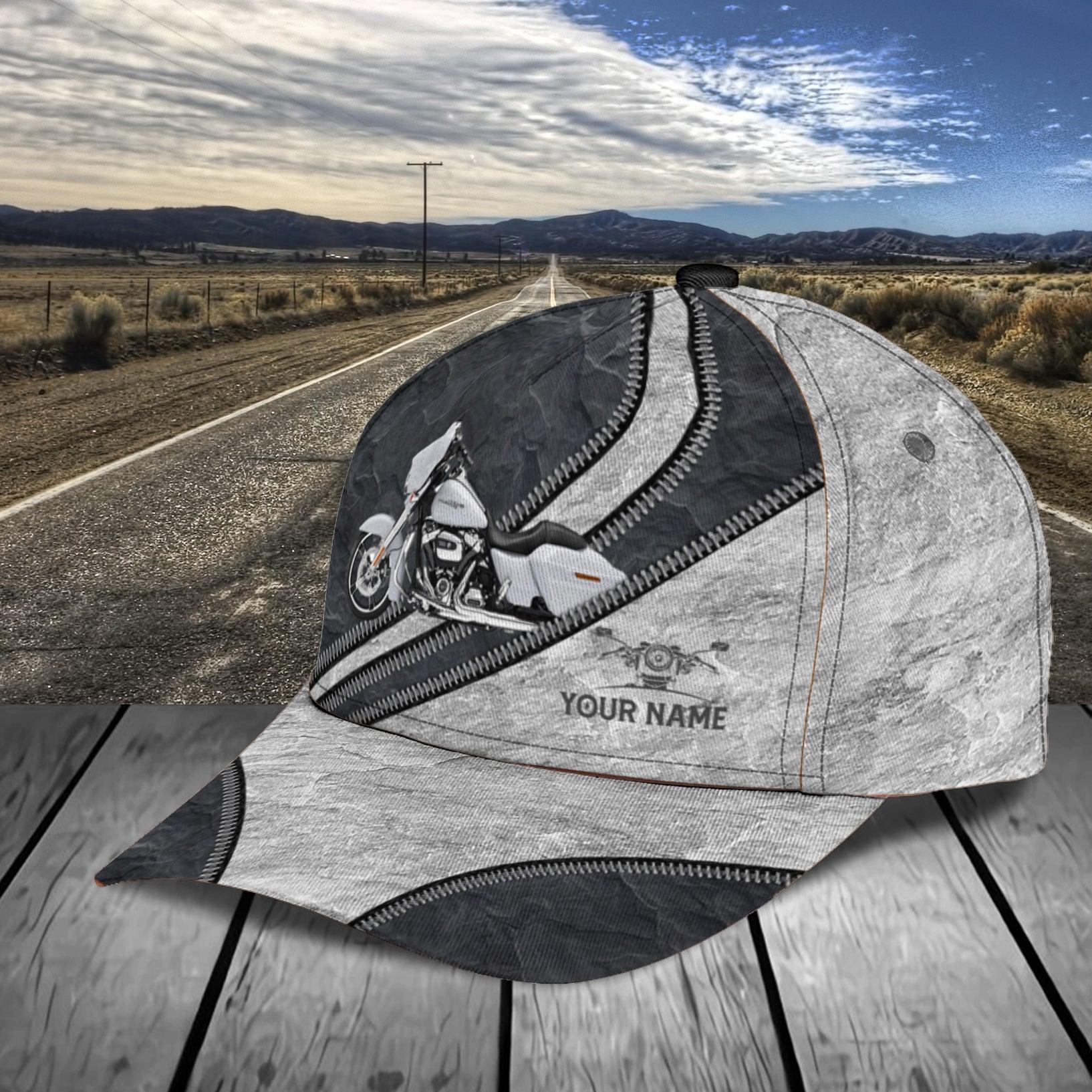 Motorcycle Personalized Classic Cap, Personalized Gift for Motorcycle Lovers, Motorcycle Riders Trucker Hats Custom Hats Gifts For Men & Women