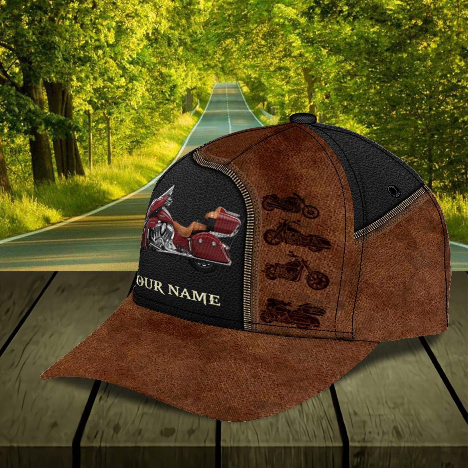 Motorcycle Personalized Classic Cap, Personalized Gift for Motorcycle Lovers, Motorcycle Riders Trucker Hats Custom Hats Gifts For Men & Women