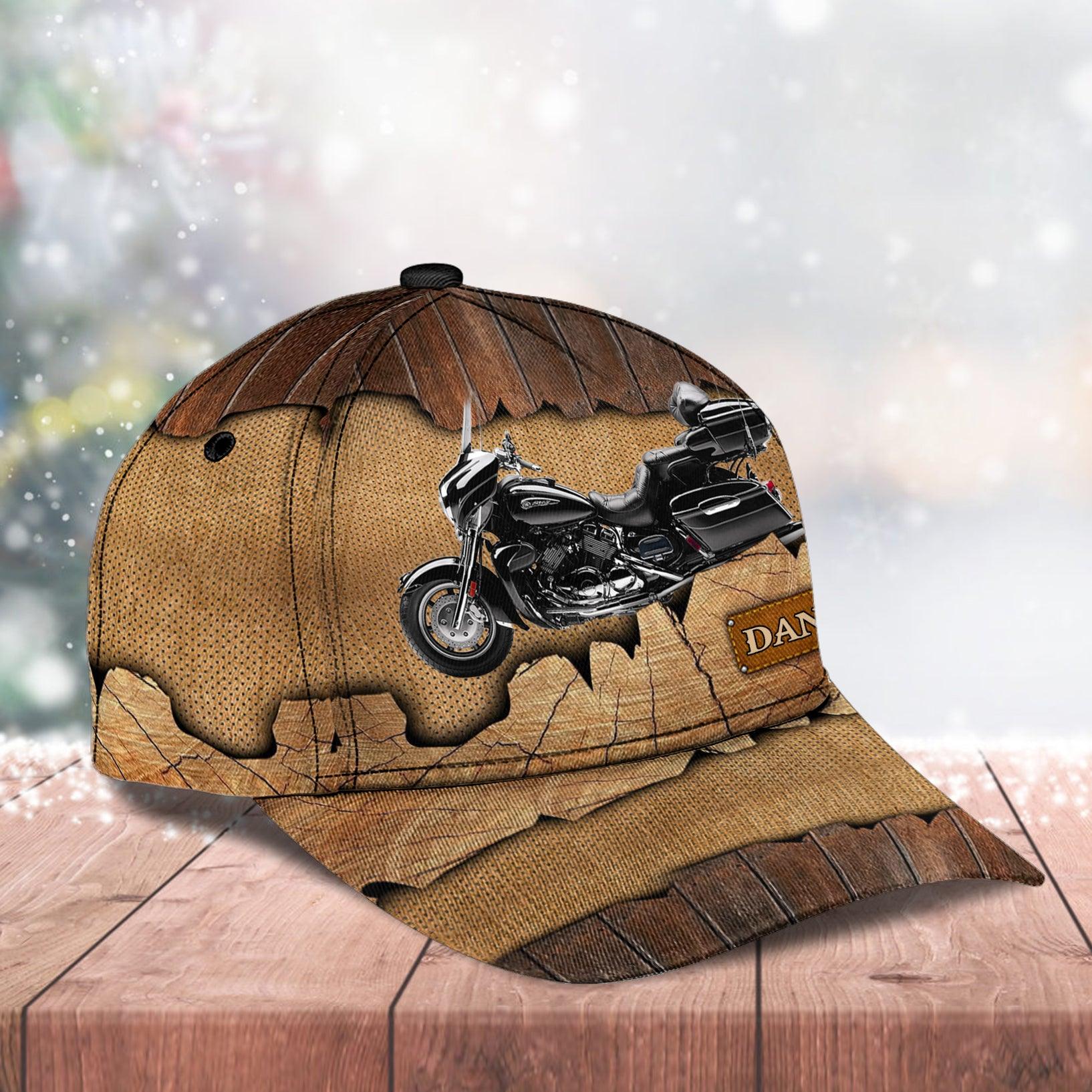Motorcycle Personalized Classic Cap, Personalized Gift for Motorcycle Lovers, Motorcycle Riders Trucker Hats Custom Hats Gifts For Men & Women