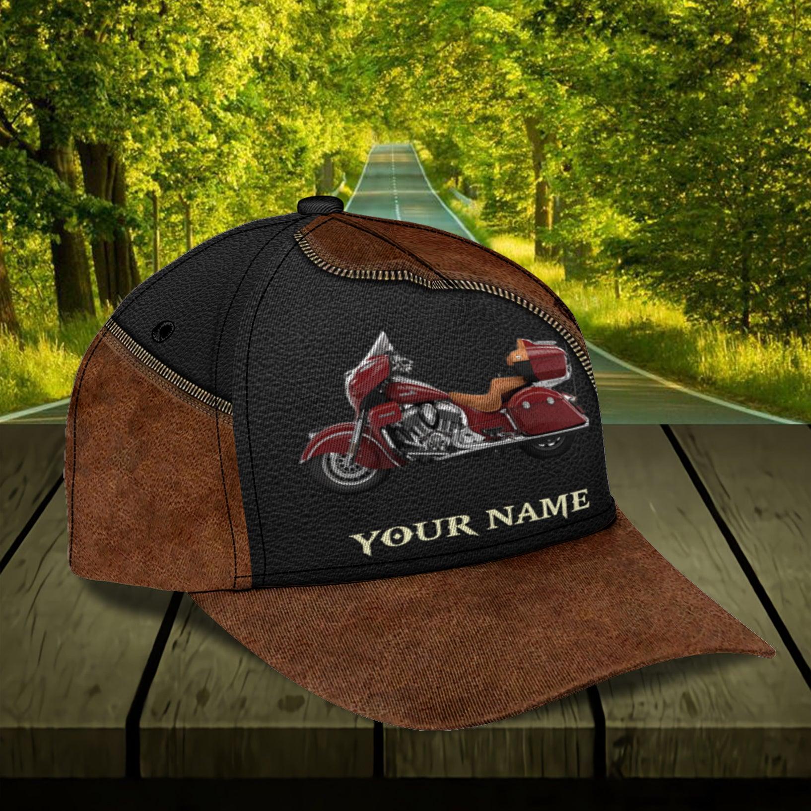 Motorcycle Personalized Classic Cap, Personalized Gift for Motorcycle Lovers, Motorcycle Riders Trucker Hats Custom Hats Gifts For Men & Women