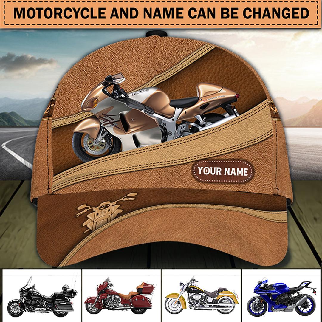 Motorcycle Personalized Classic Cap, Personalized Gift for Motorcycle Lovers, Motorcycle Riders Trucker Hats Custom Hats Gifts For Men & Women