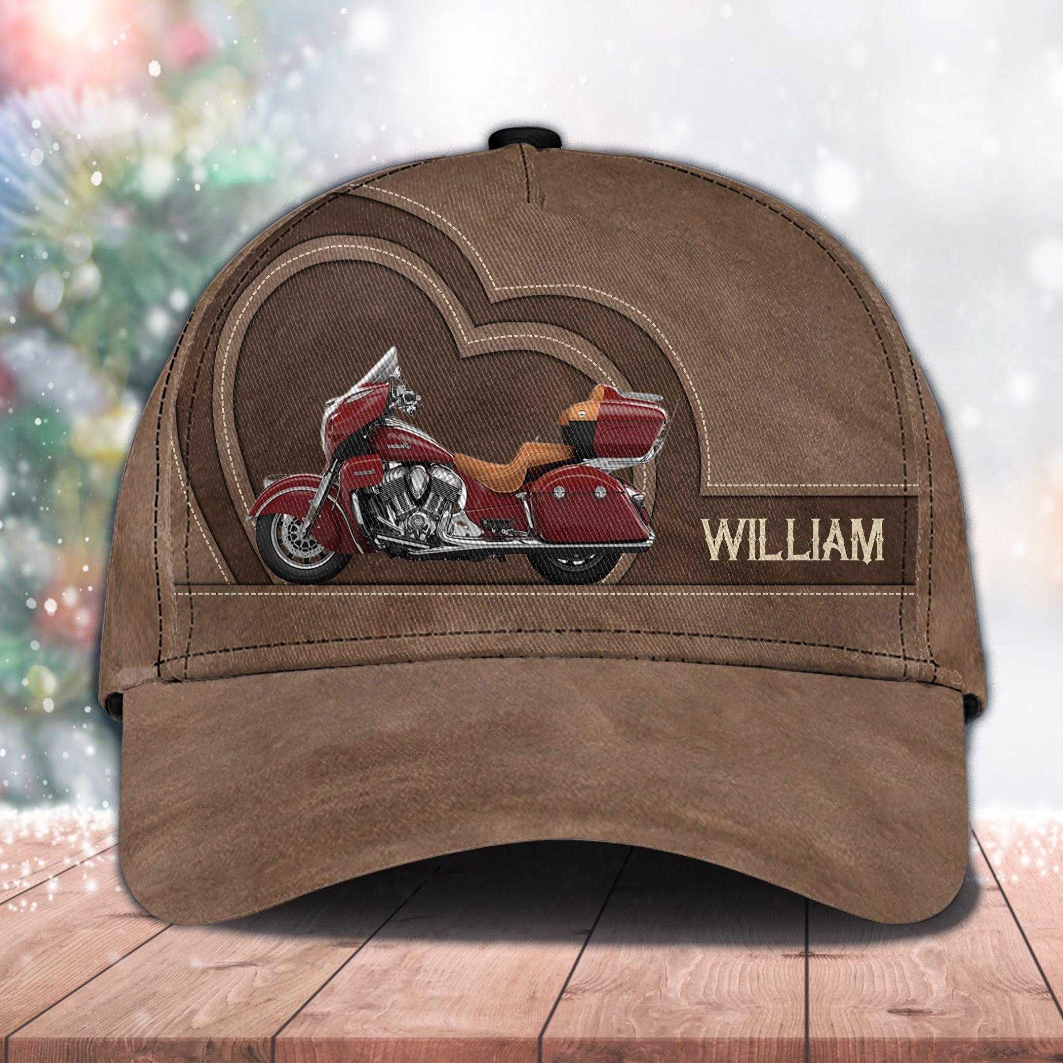 Motorcycle Personalized Classic Cap, Personalized Gift for Motorcycle Lovers, Motorcycle Riders Trucker Hats Custom Hats Gifts For Men & Women