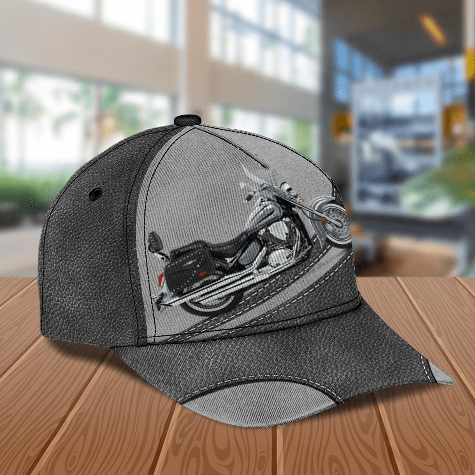 Motorcycle Personalized Classic Cap, Personalized Gift for Motorcycle Lovers, Motorcycle Riders Trucker Hats Custom Hats Gifts For Men & Women