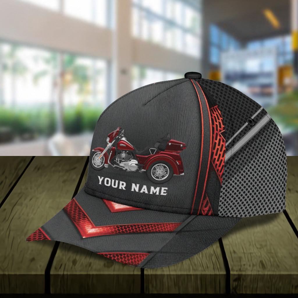 Motorcycle Personalized Classic Cap, Personalized Gift for Motorcycle Lovers, Motorcycle Riders Trucker Hats Custom Hats Gifts For Men & Women