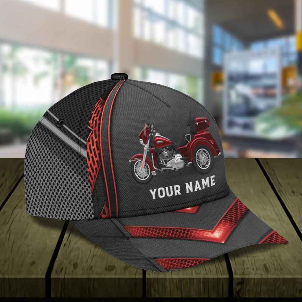 Motorcycle Personalized Classic Cap, Personalized Gift for Motorcycle Lovers, Motorcycle Riders Trucker Hats Custom Hats Gifts For Men & Women