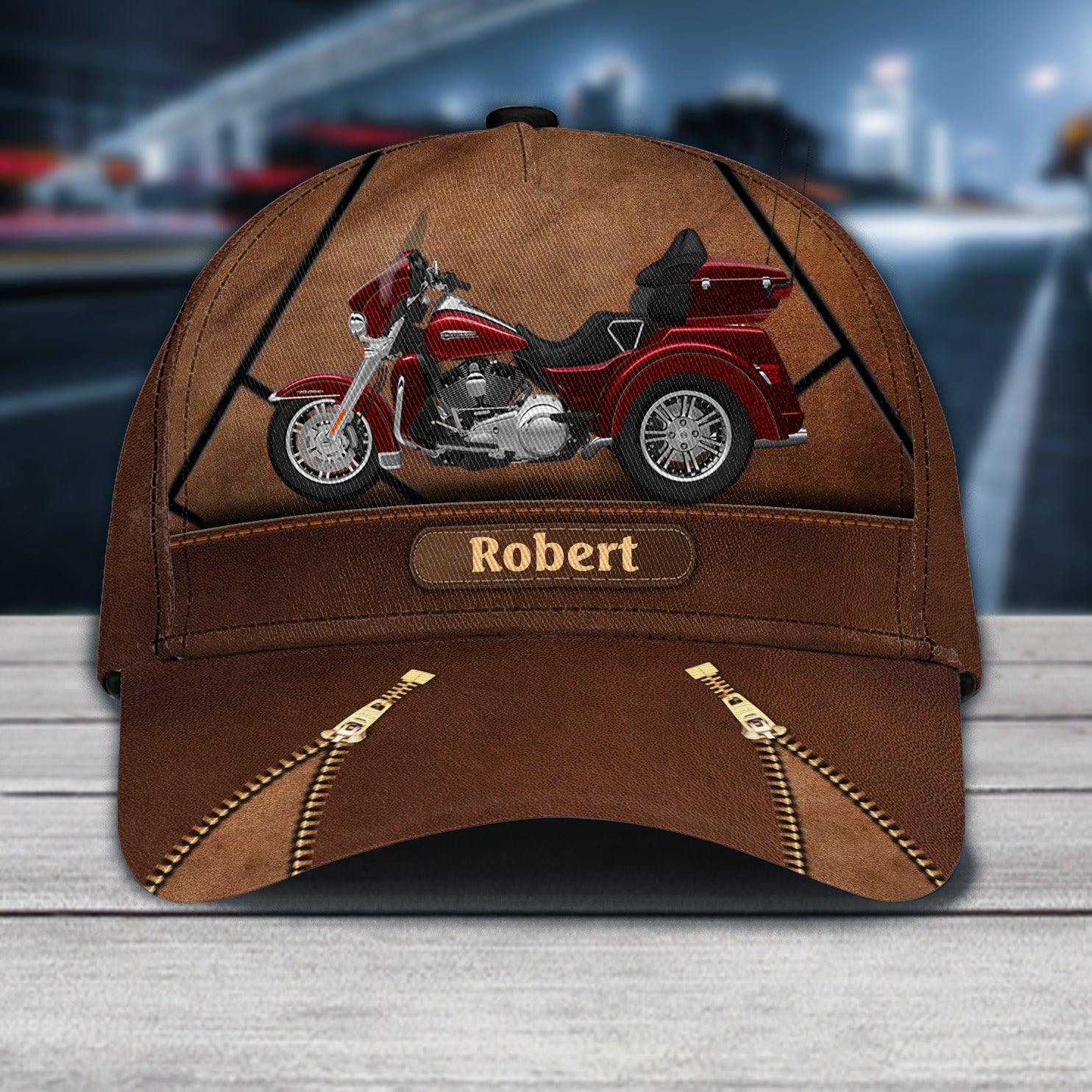 Motorcycle Personalized Classic Cap, Personalized Gift for Motorcycle Lovers, Motorcycle Riders Trucker Hats Custom Hats Gifts For Men & Women