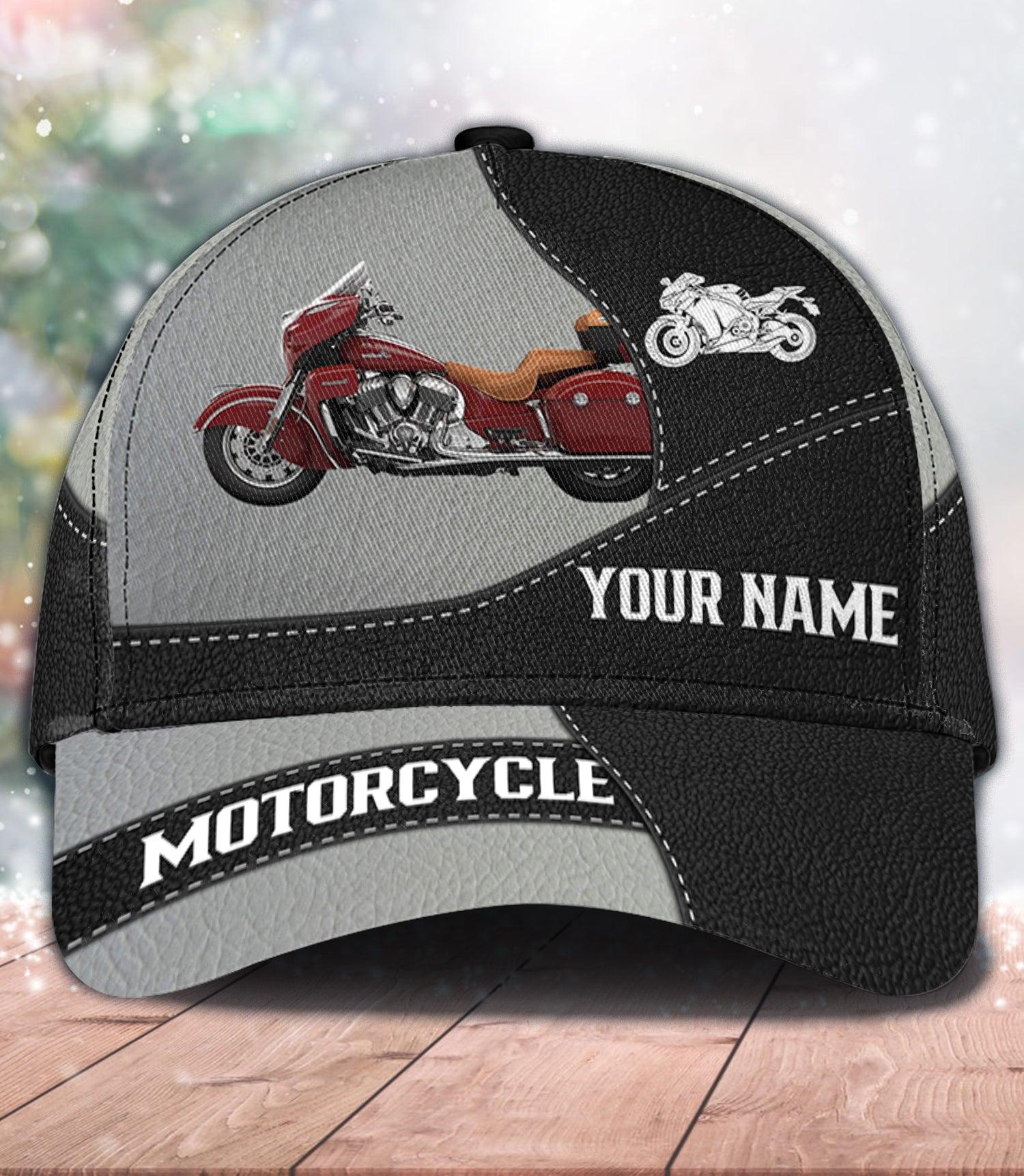 Motorcycle Personalized Classic Cap, Personalized Gift for Motorcycle Lovers, Motorcycle Riders, Personalized Gift for Golf Lovers, Golf Players Trucker Hats Custom Hats Gifts For Men & Women