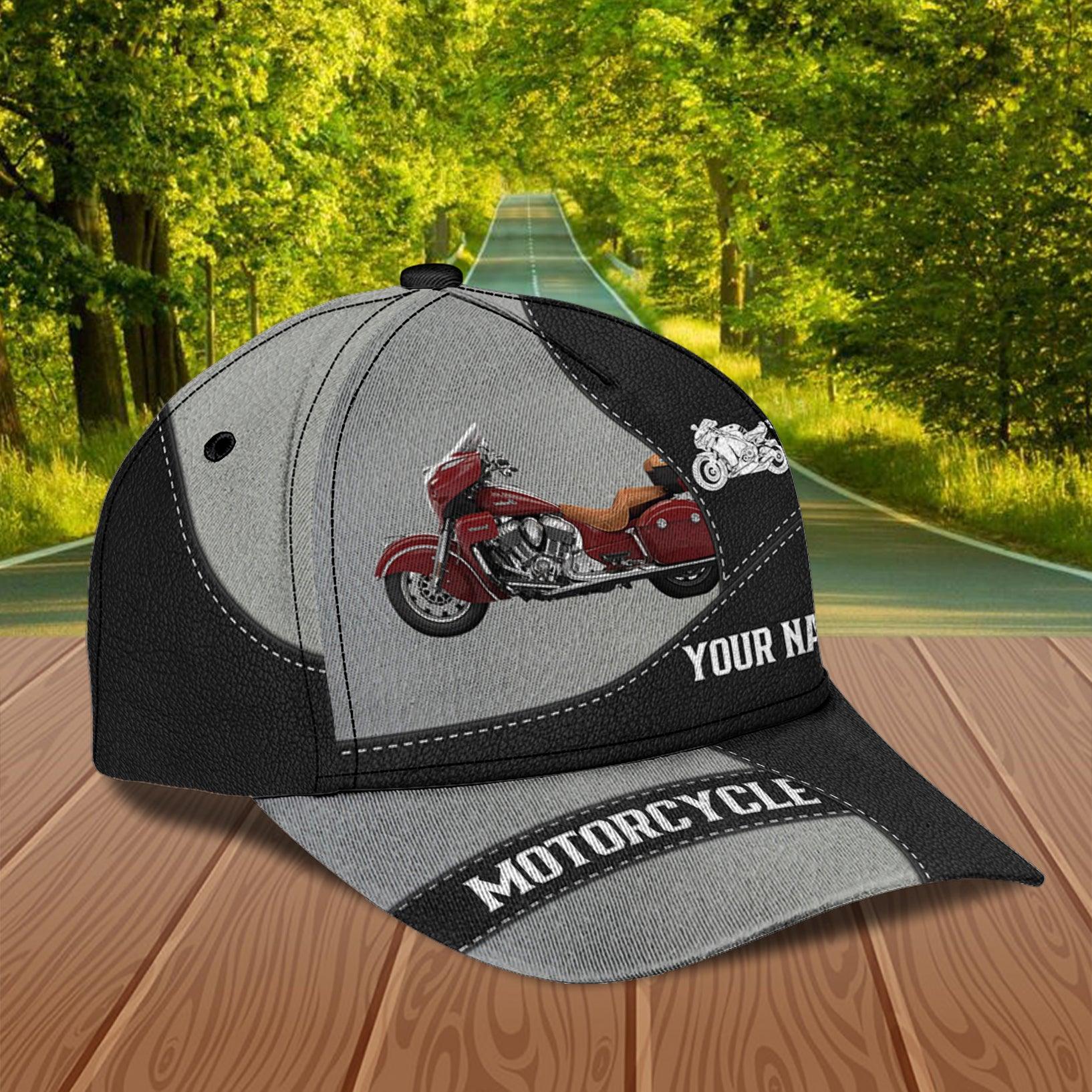 Motorcycle Personalized Classic Cap, Personalized Gift for Motorcycle Lovers, Motorcycle Riders, Personalized Gift for Golf Lovers, Golf Players Trucker Hats Custom Hats Gifts For Men & Women