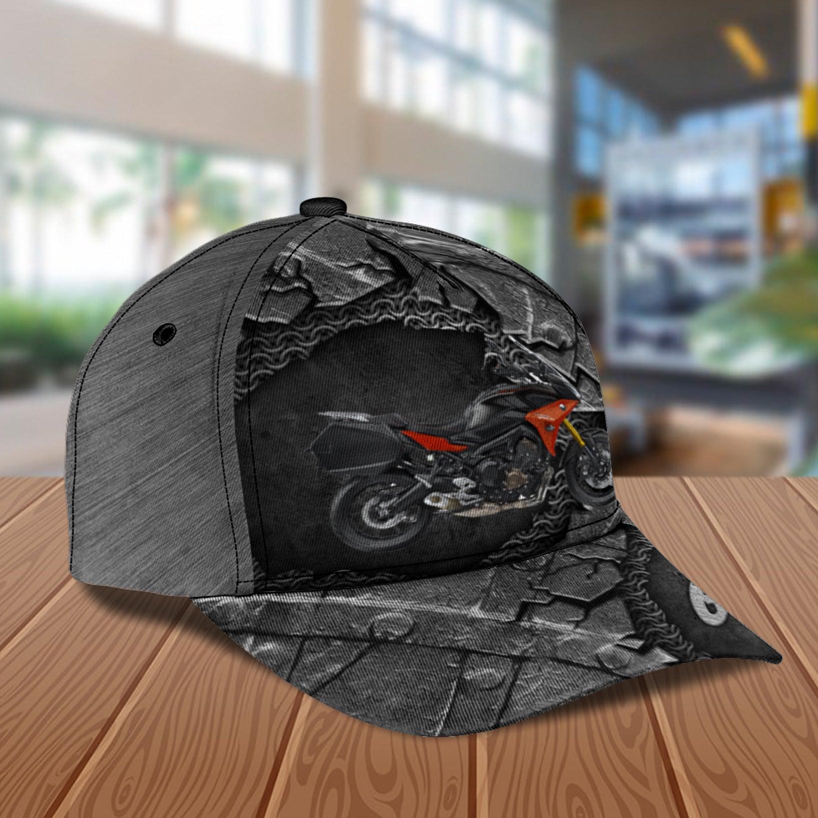 Motorcycle Super Cool Personalized Cap, Personalized Gift for Motorcycle Lovers, Motorcycle Riders Trucker Hats Custom Hats Gifts For Men & Women