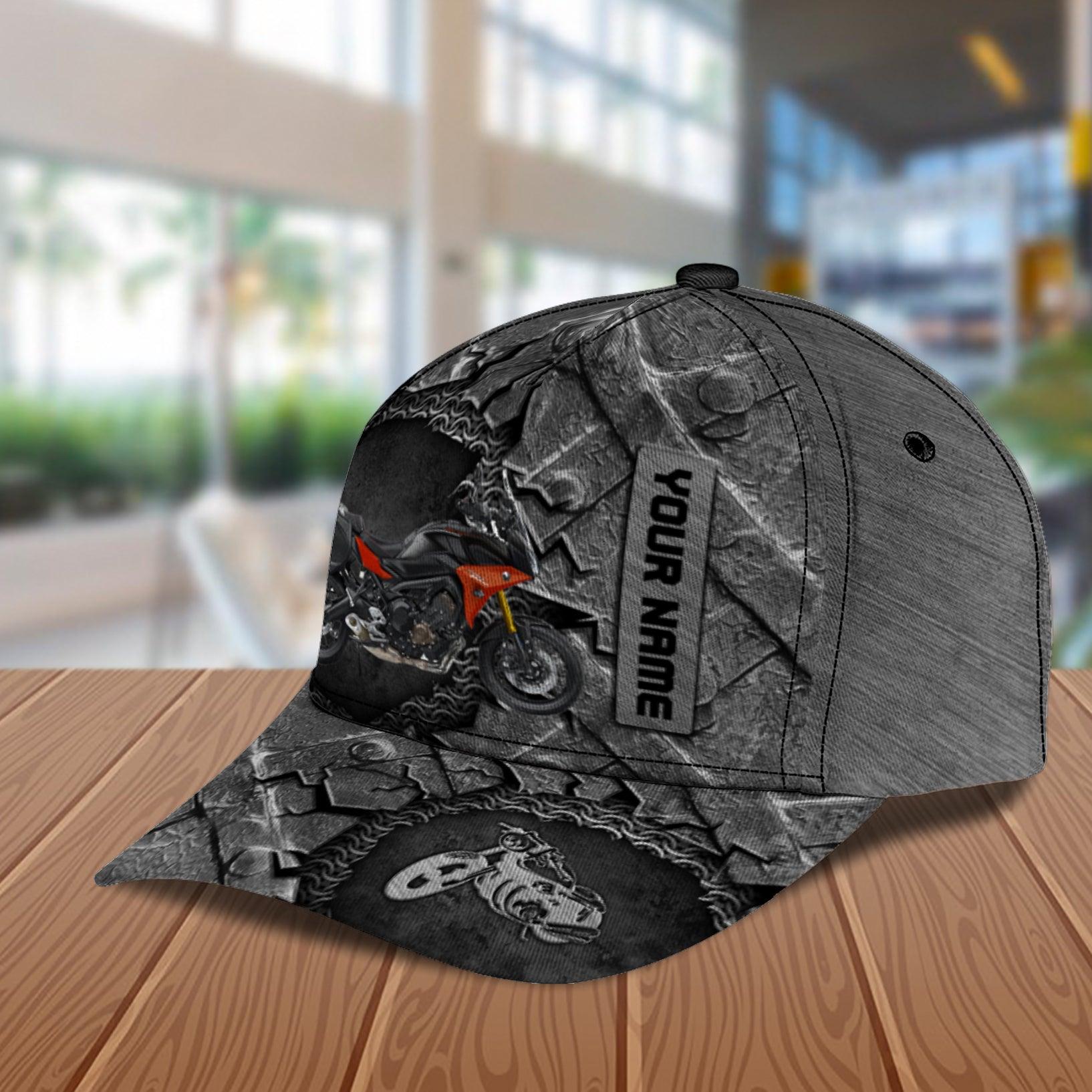 Motorcycle Super Cool Personalized Cap, Personalized Gift for Motorcycle Lovers, Motorcycle Riders Trucker Hats Custom Hats Gifts For Men & Women