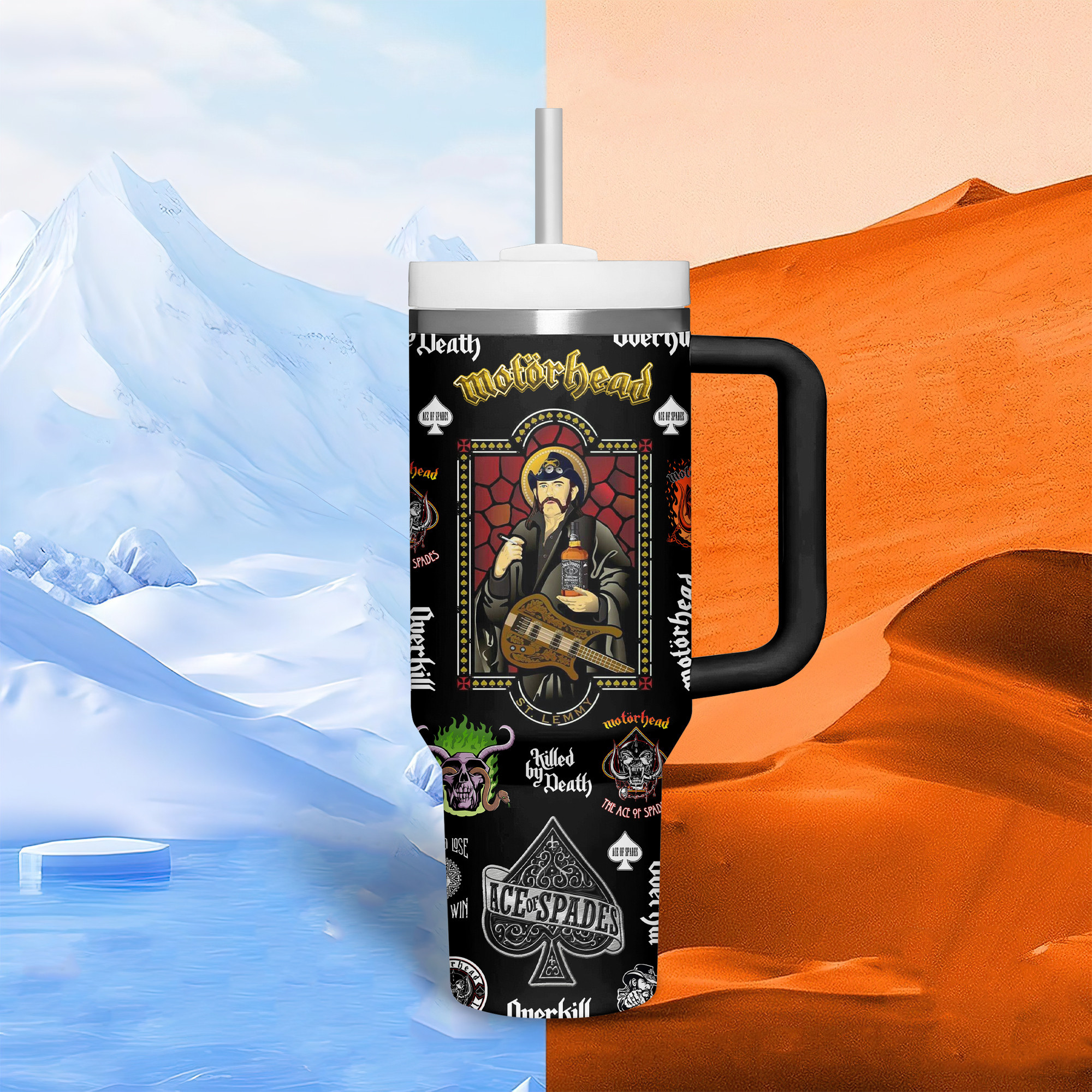 Motorhead Music Custom Stanley Cup 40 oz 30 oz Tumbler With HandleTVC2301343 - Image 4