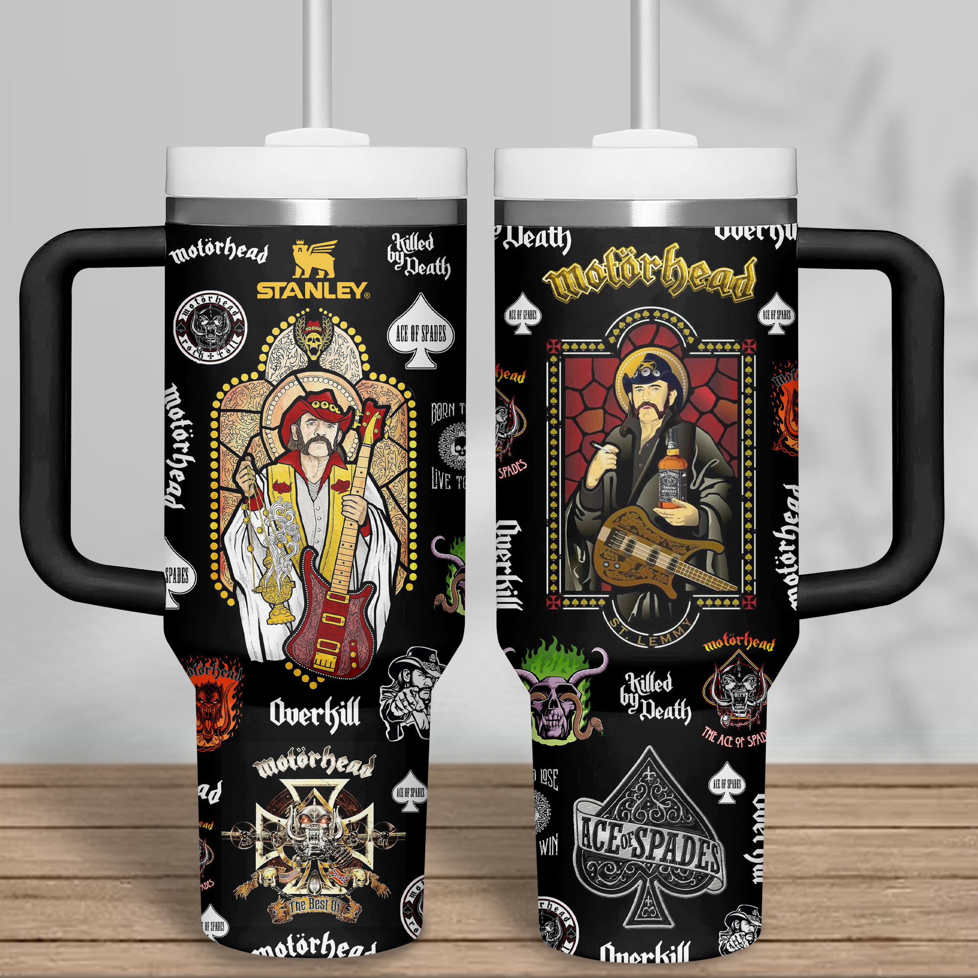 Motorhead Music Custom Stanley Cup 40 oz 30 oz Tumbler With HandleTVC2301343 - Image 2