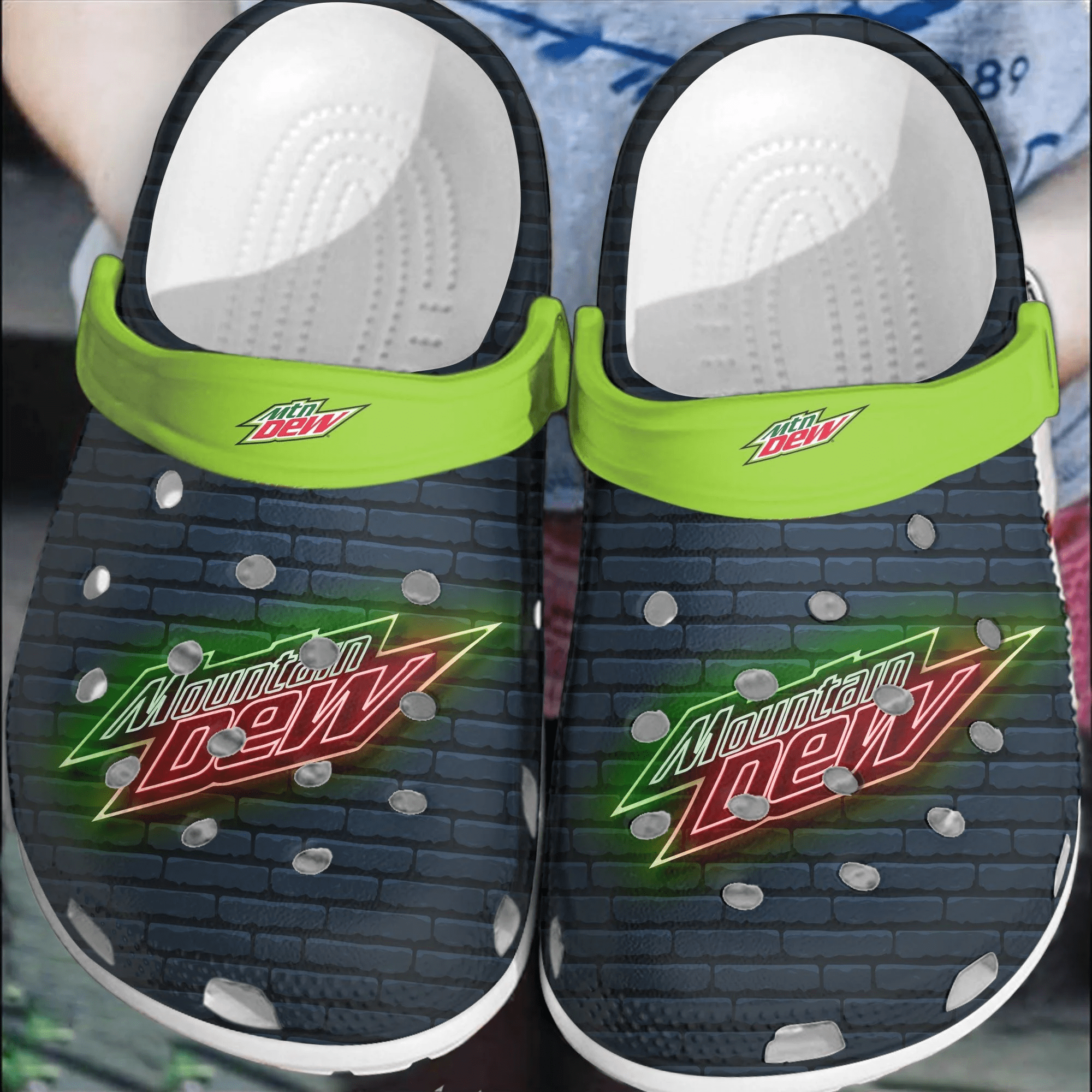 Mountain Dew Crocband Crocs Shoes Comfortable Clogs For Men Women