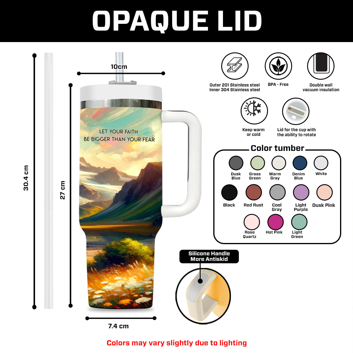 Mountain Meadow Faith Custom Stanley Cup 40 oz 30 oz Tumbler With HandleTVC2301692 - Image 9