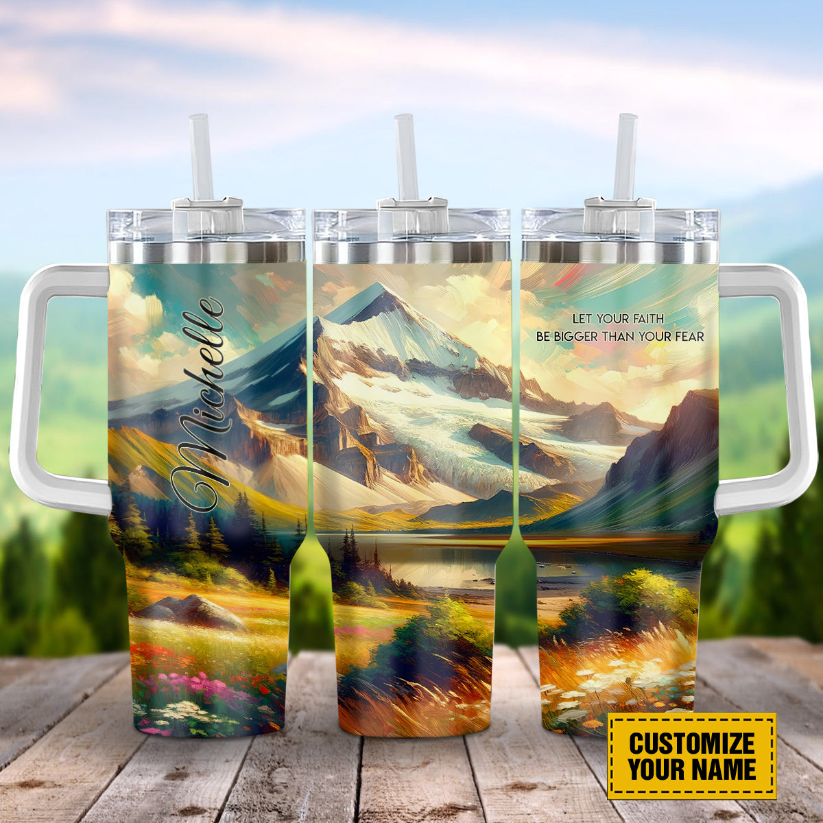 Mountain Meadow Faith Custom Stanley Cup 40 oz 30 oz Tumbler With HandleTVC2301692 - Image 2