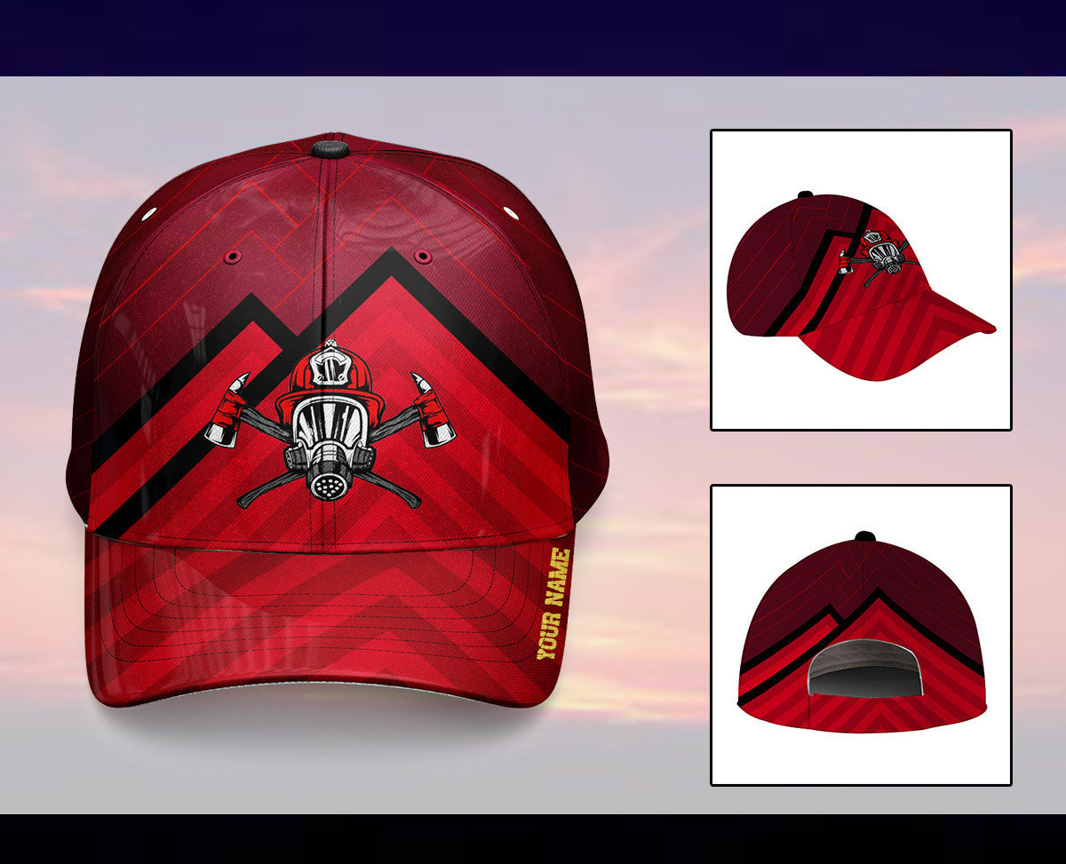 Mountain Shape Firefighter Hat Classic Cap Trucker Hats Custom Hats Gifts For Men & Women