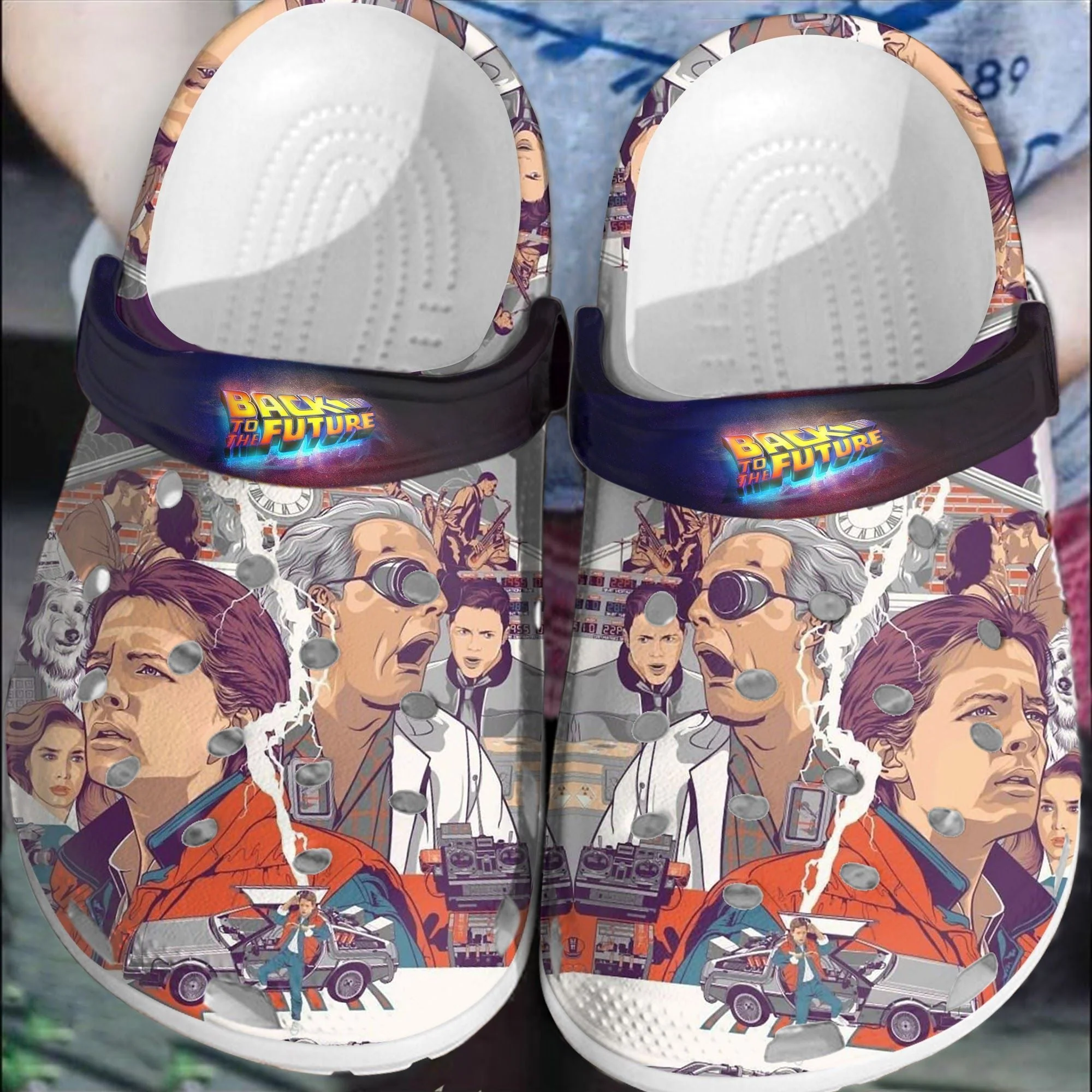 Movie Shoes M07-1 Crocs Crocband Clogs Shoes For Men Women