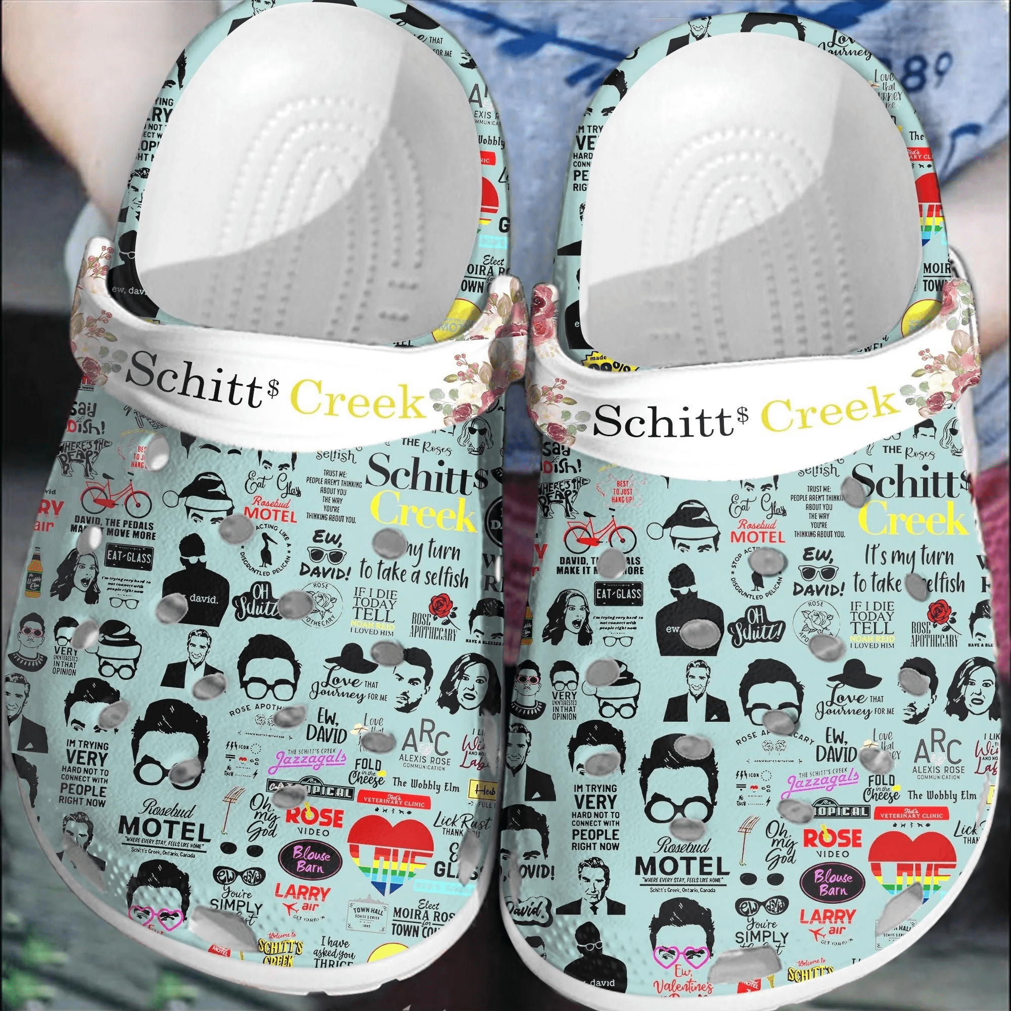 Movie Shoes M08-1 Crocs Crocband Clogs Shoes For Men Women