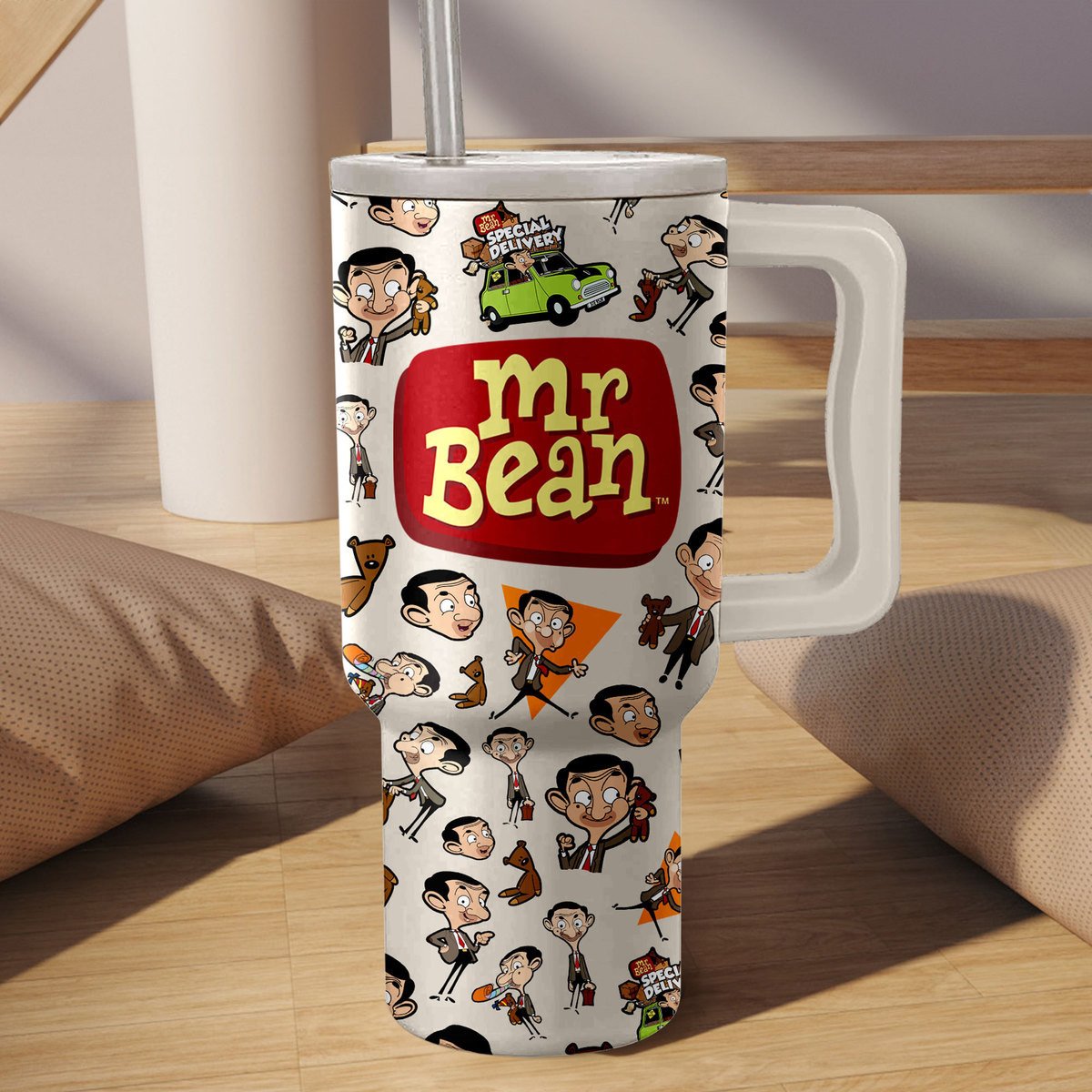 Mr. Bean TV Series Custom Stanley Cup 40 oz 30 oz Tumbler With HandleTVC2301276